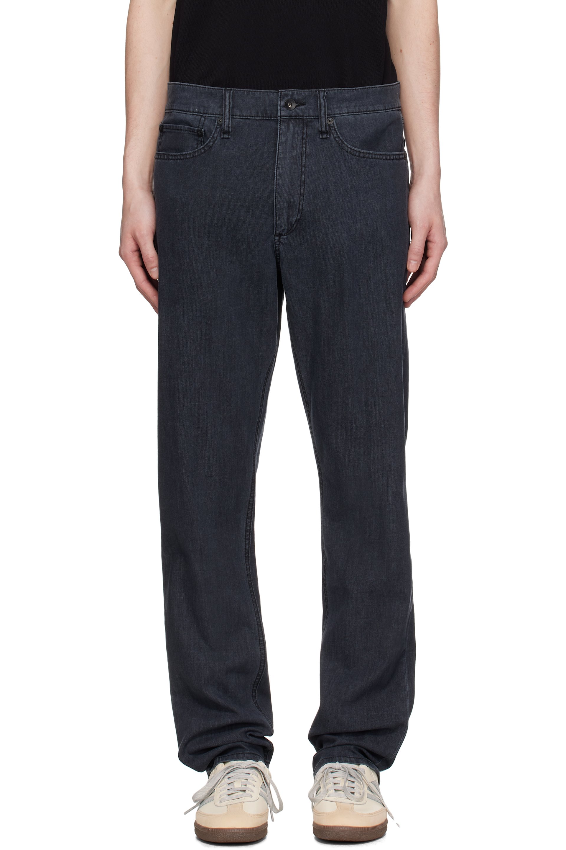 rag & bone - Black Fit 2 Slim Fit Jeans