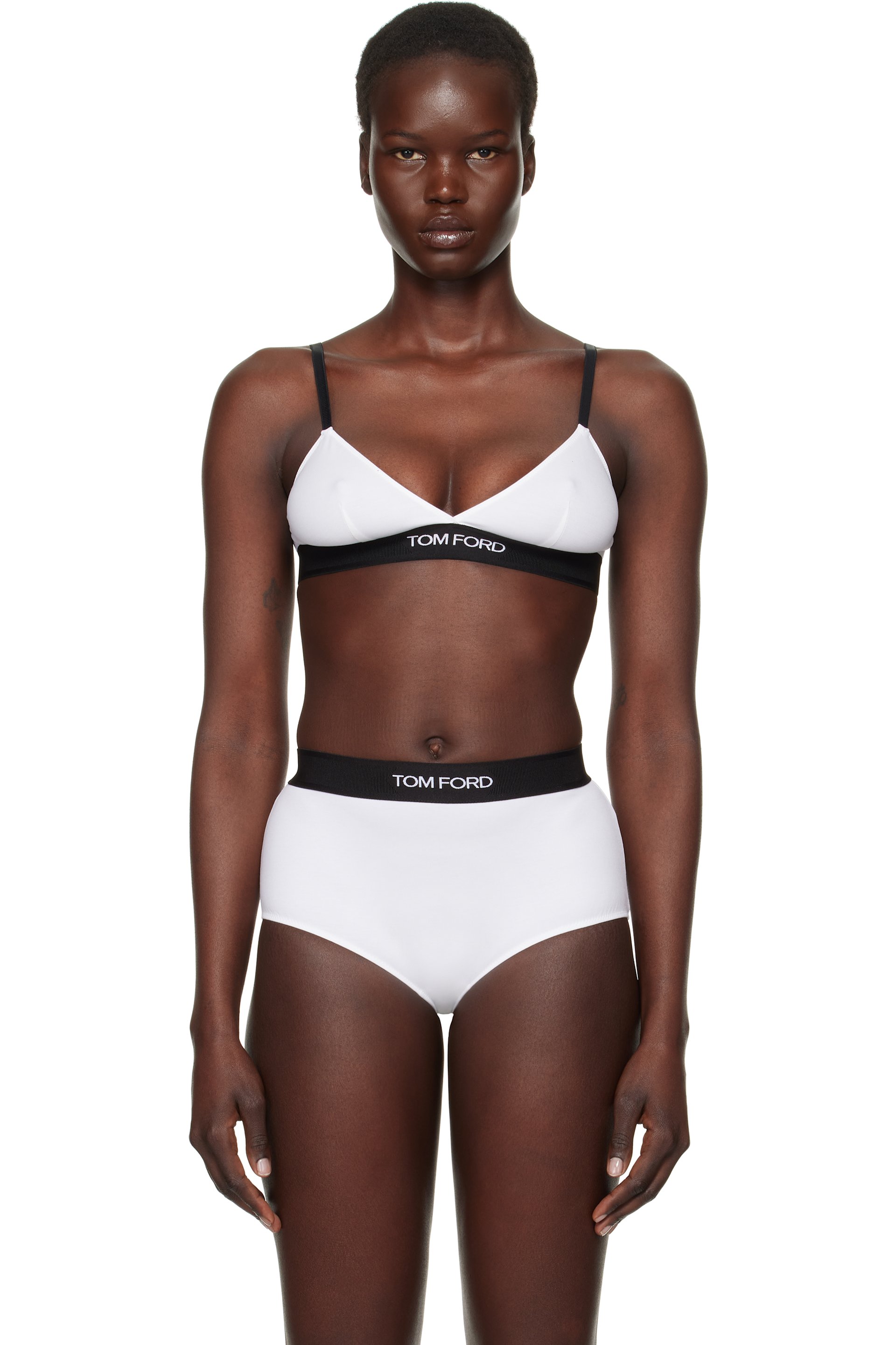 TOM FORD - Soutien-gorge blanc en modal