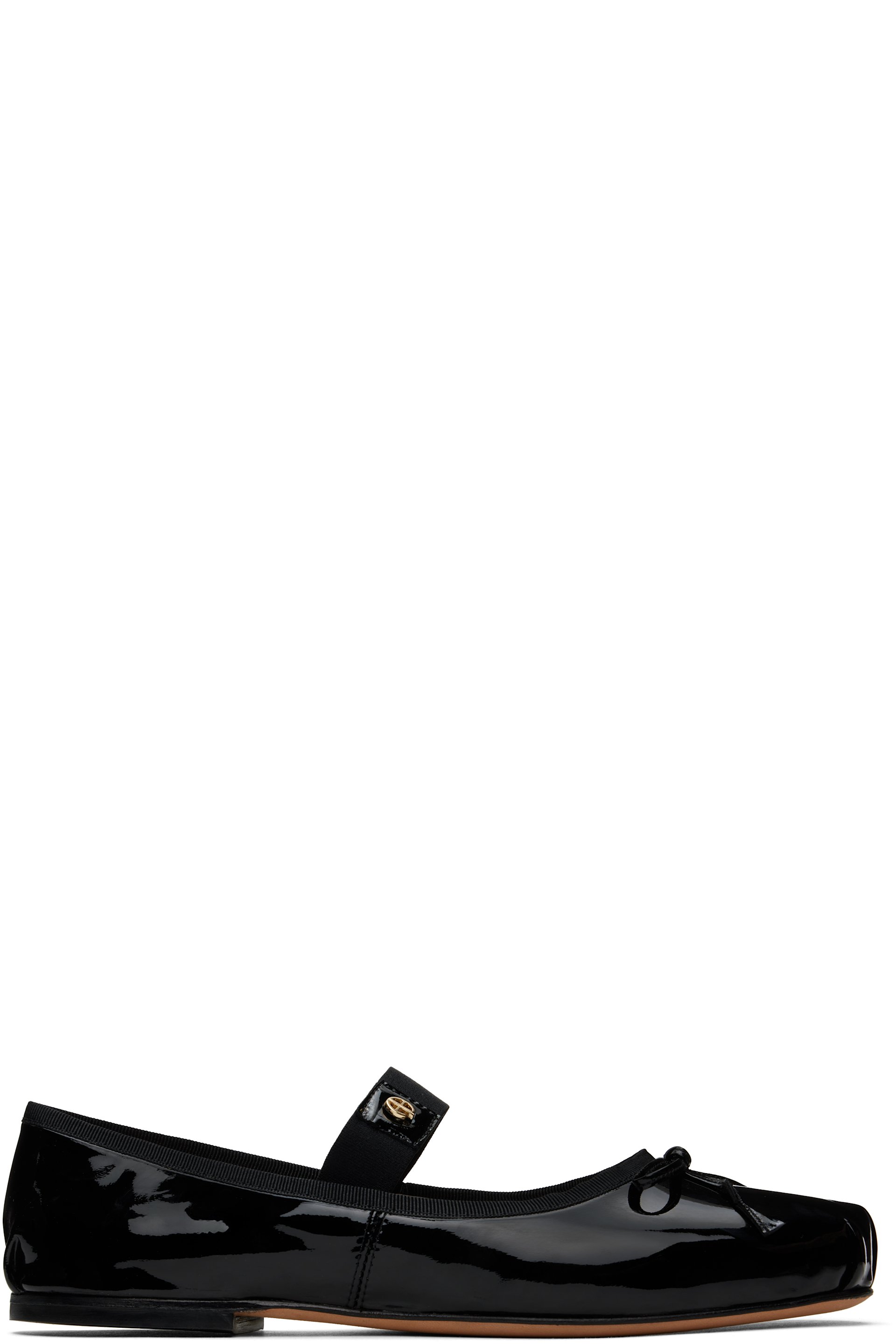 ANINE BING - Black Jolie Ballerina Flats