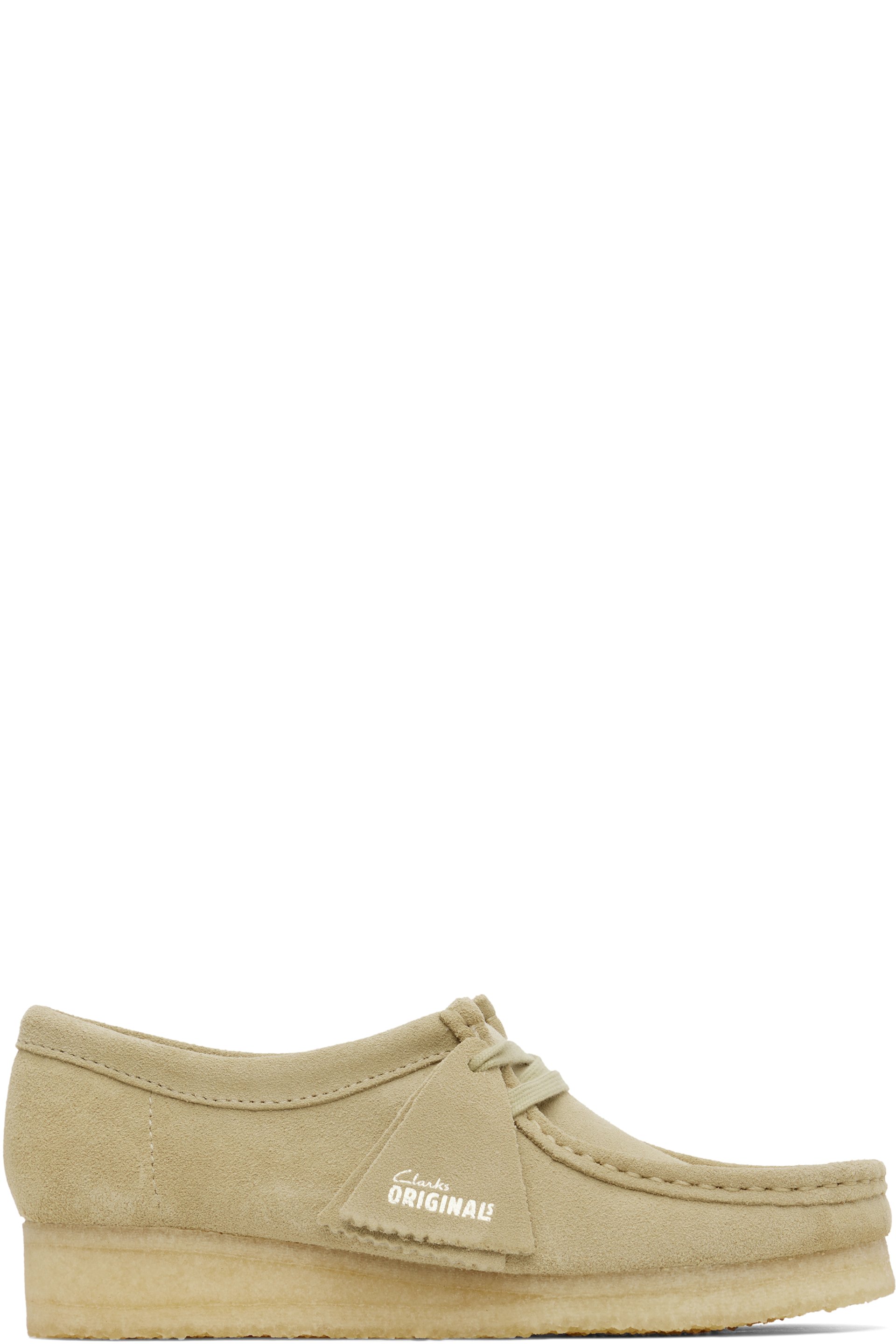 Clarks Originals - 베이지 왈라비 더비 슈즈