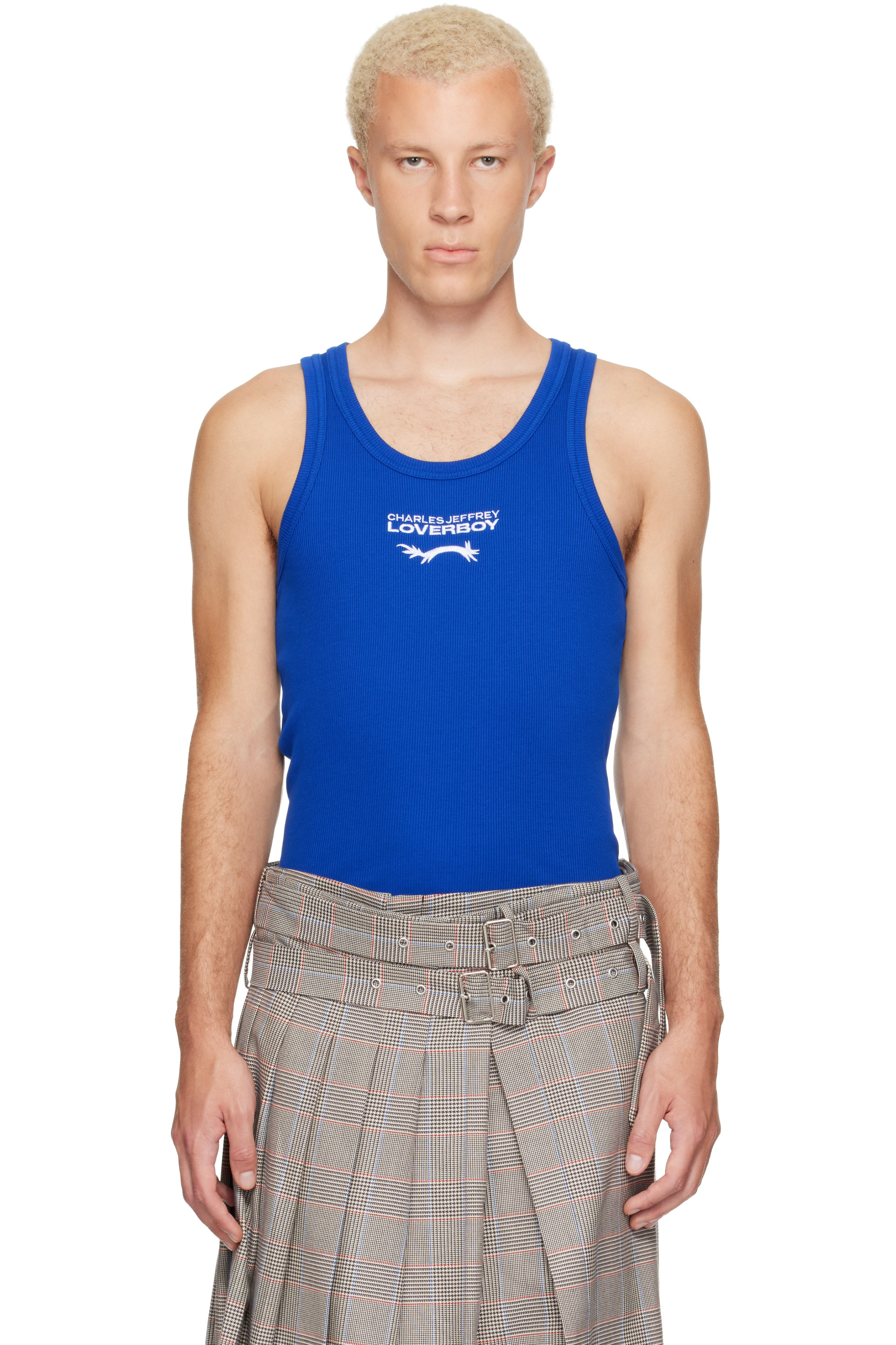 Charles Jeffrey LOVERBOY - Blue Clash of Clans Edition Logo Tank Top