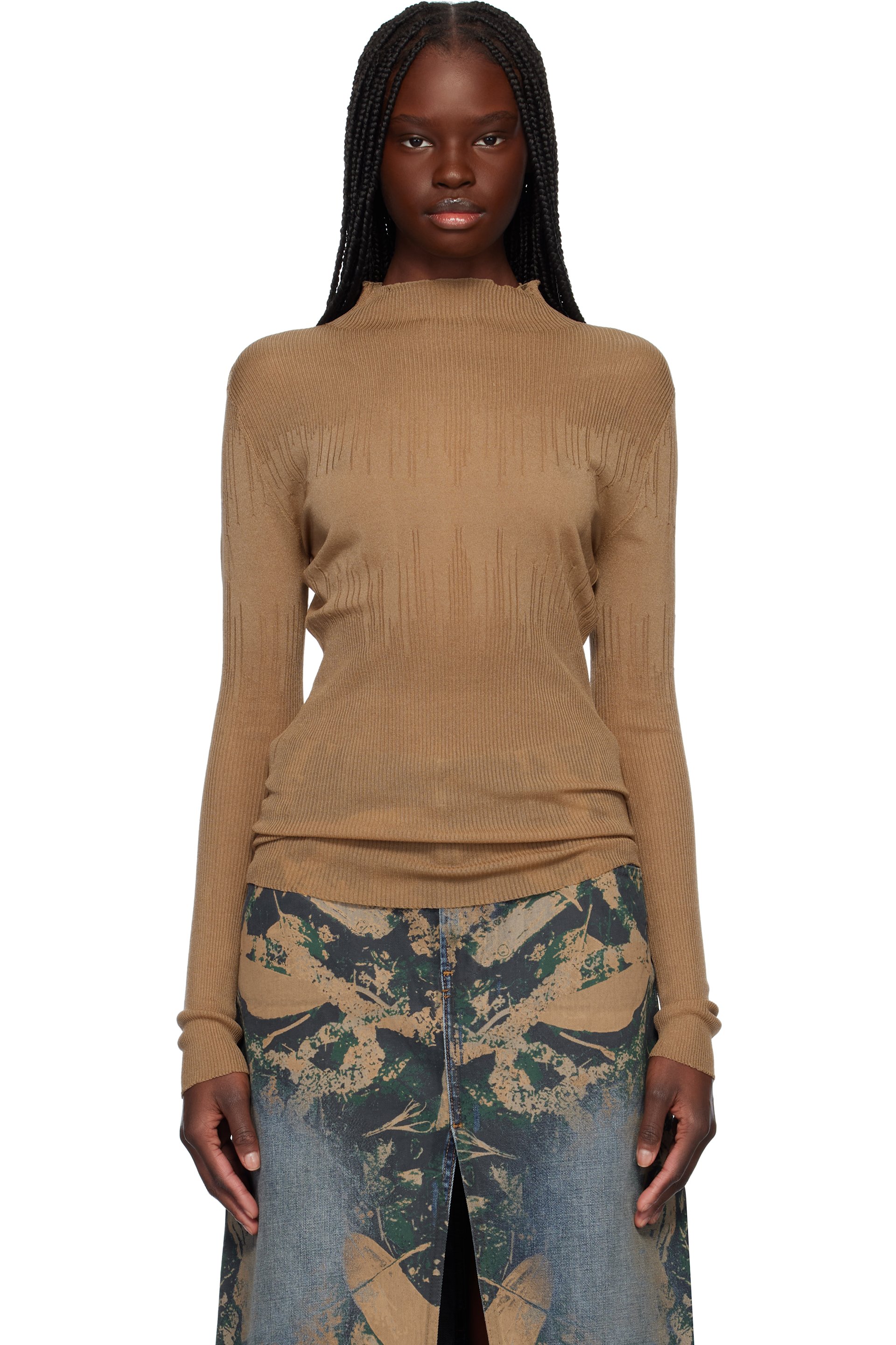Feng Chen Wang - Pull transparent taupe