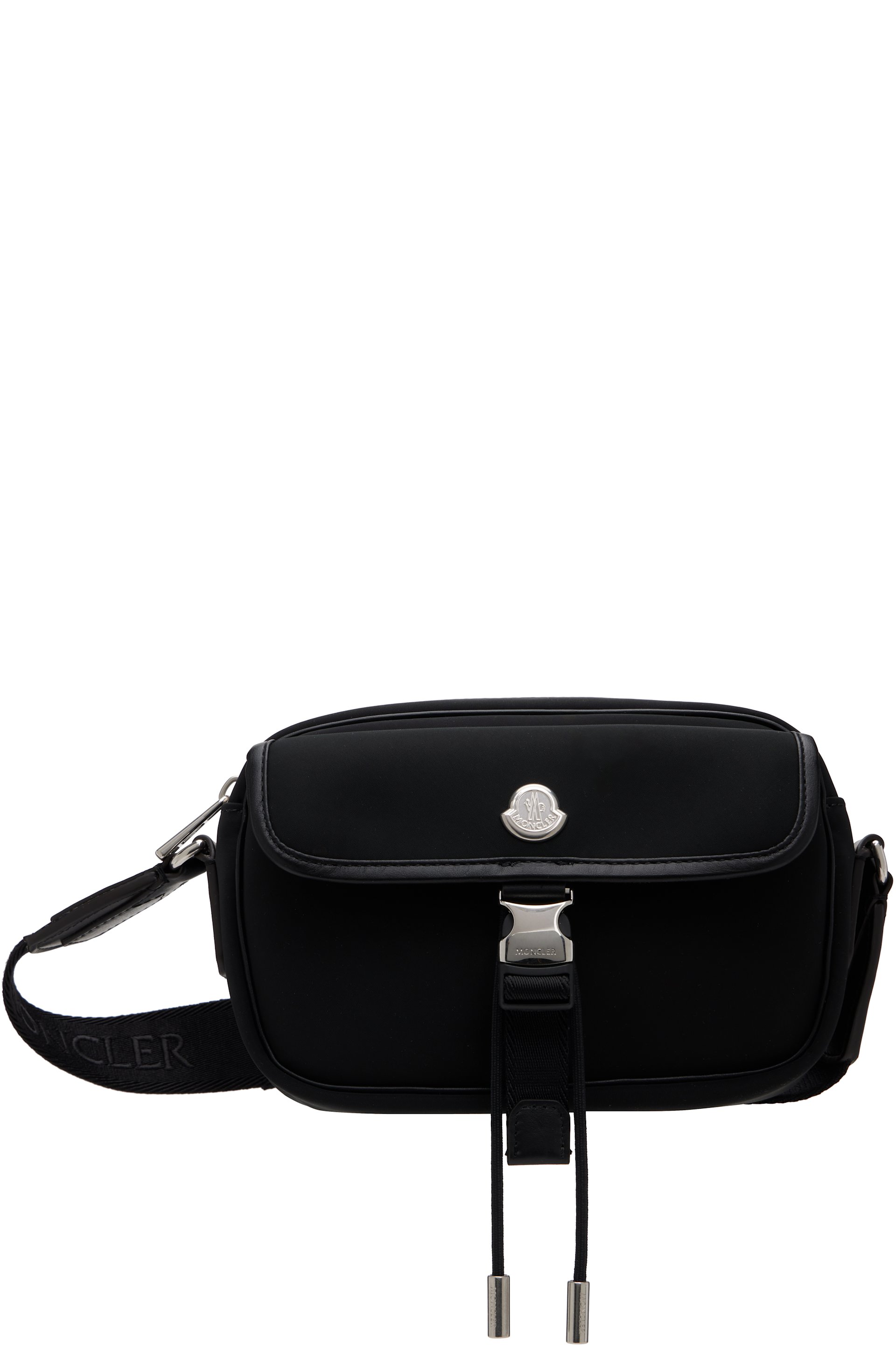 Moncler: Black New Trick Crossbody Bag | SSENSE