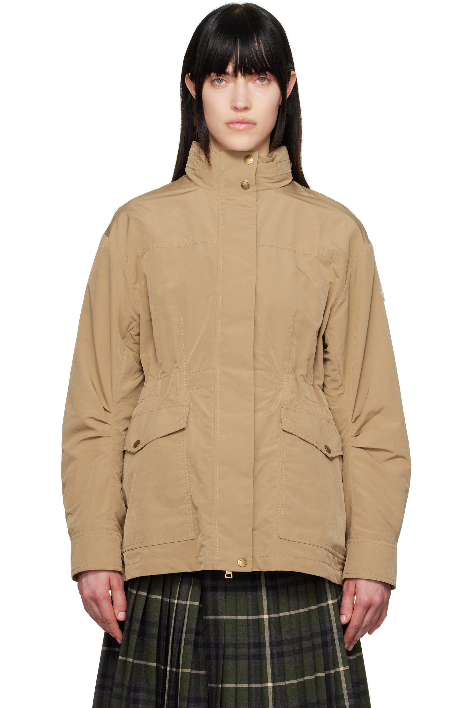 Moncler - Blouson court Nades beige