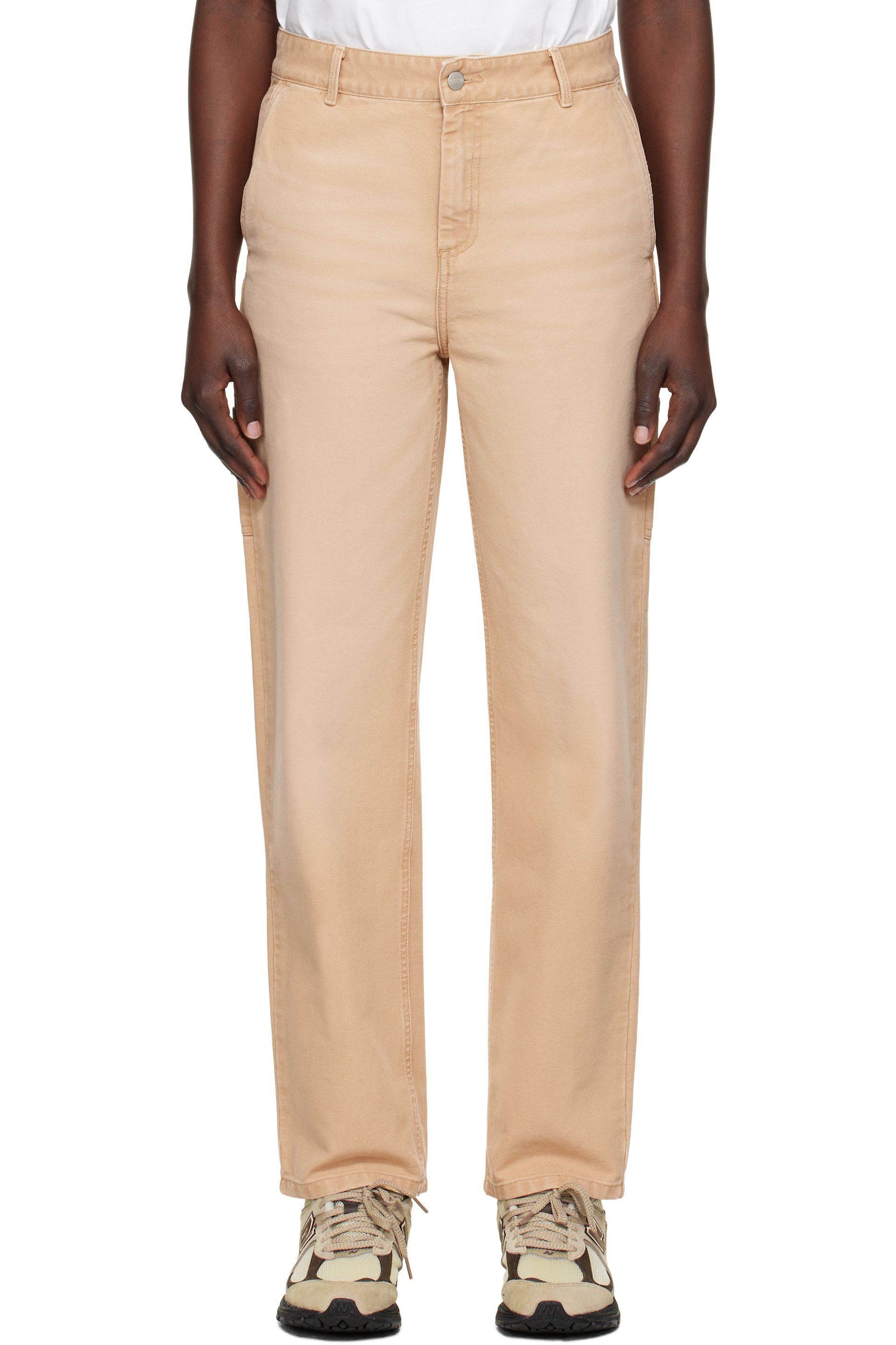 Carhartt Work In Progress - Pantalon droit Pierce beige