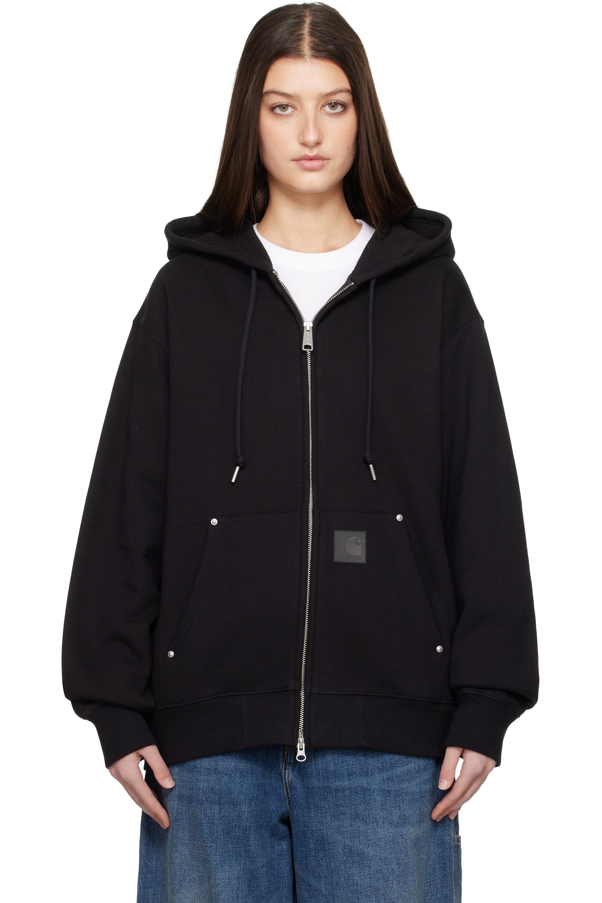 Carhartt Work In Progress - Pull à capuche noir - Eldon