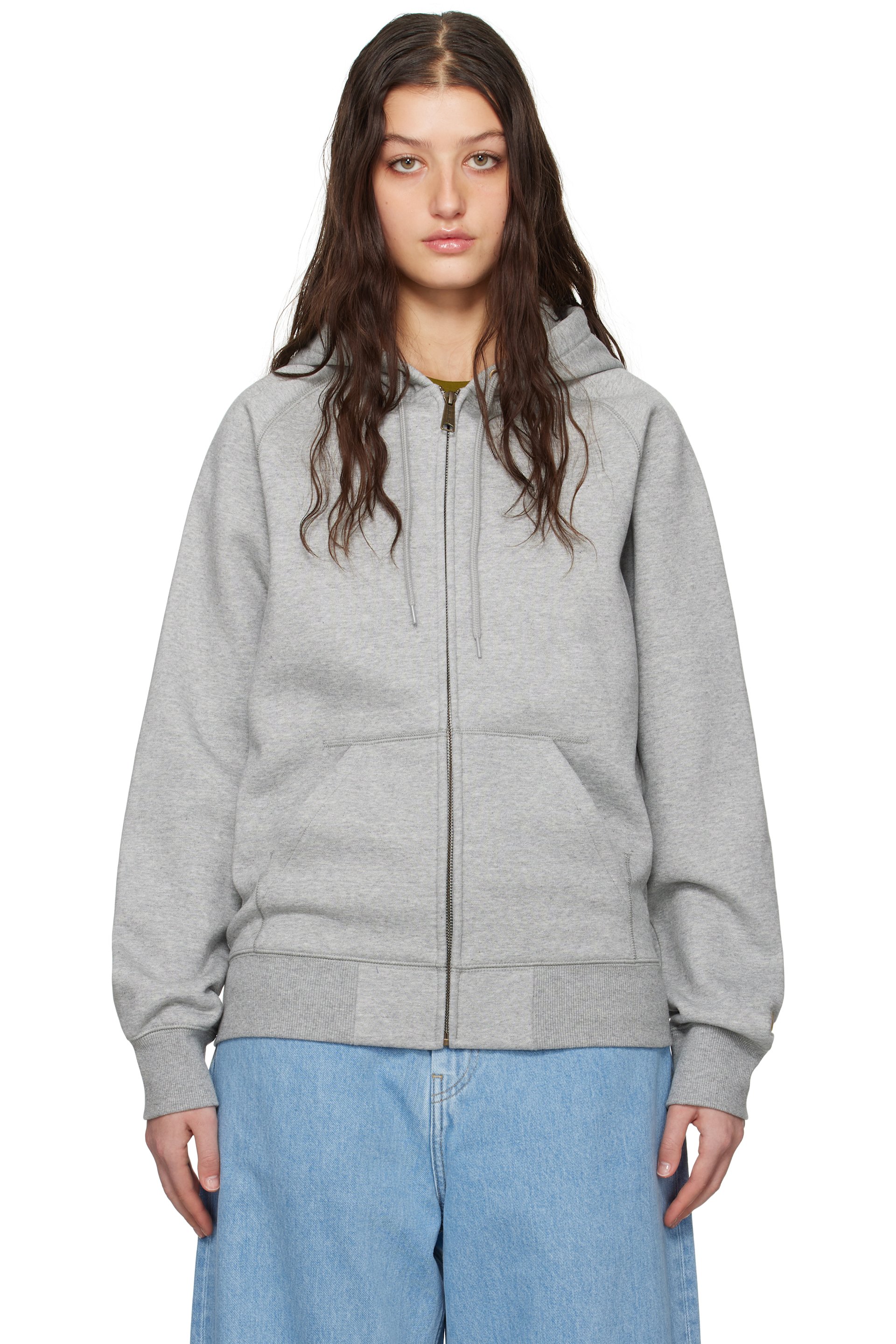 Carhartt Work In Progress - Pull à capuche gris - Chase