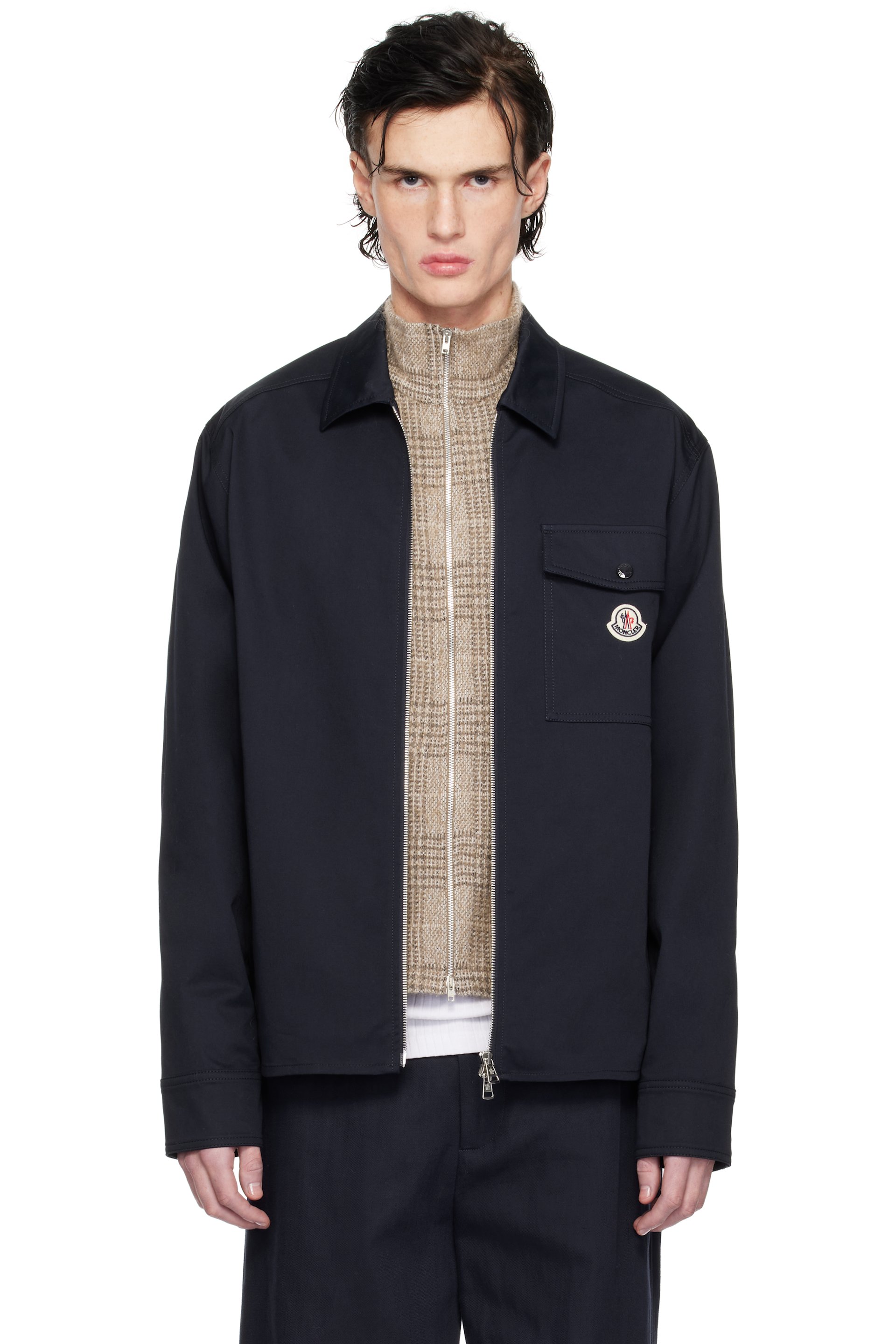 MONCLER☆OCRE ネイビー ナイロンジャケット モンクレール OCRE GIUBBOTTO ナイロンジャケットS - メルカリ