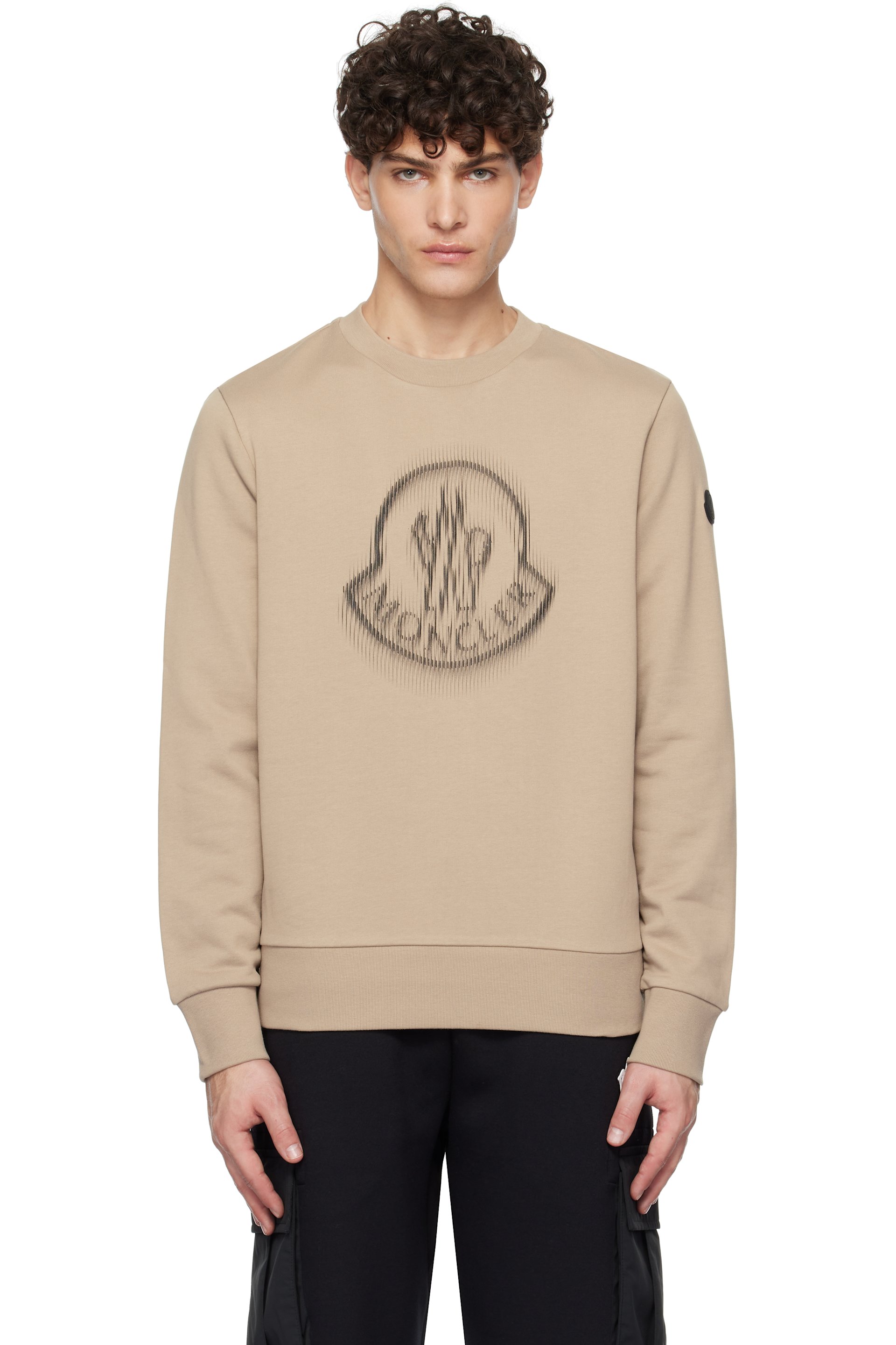 Moncler - Beige French Terry Sweatshirt