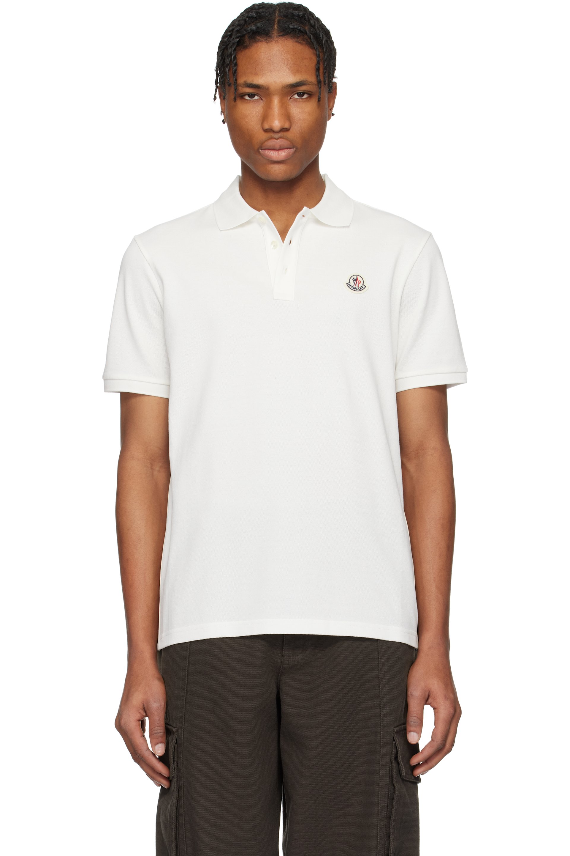Moncler - White Archivio SS Polo