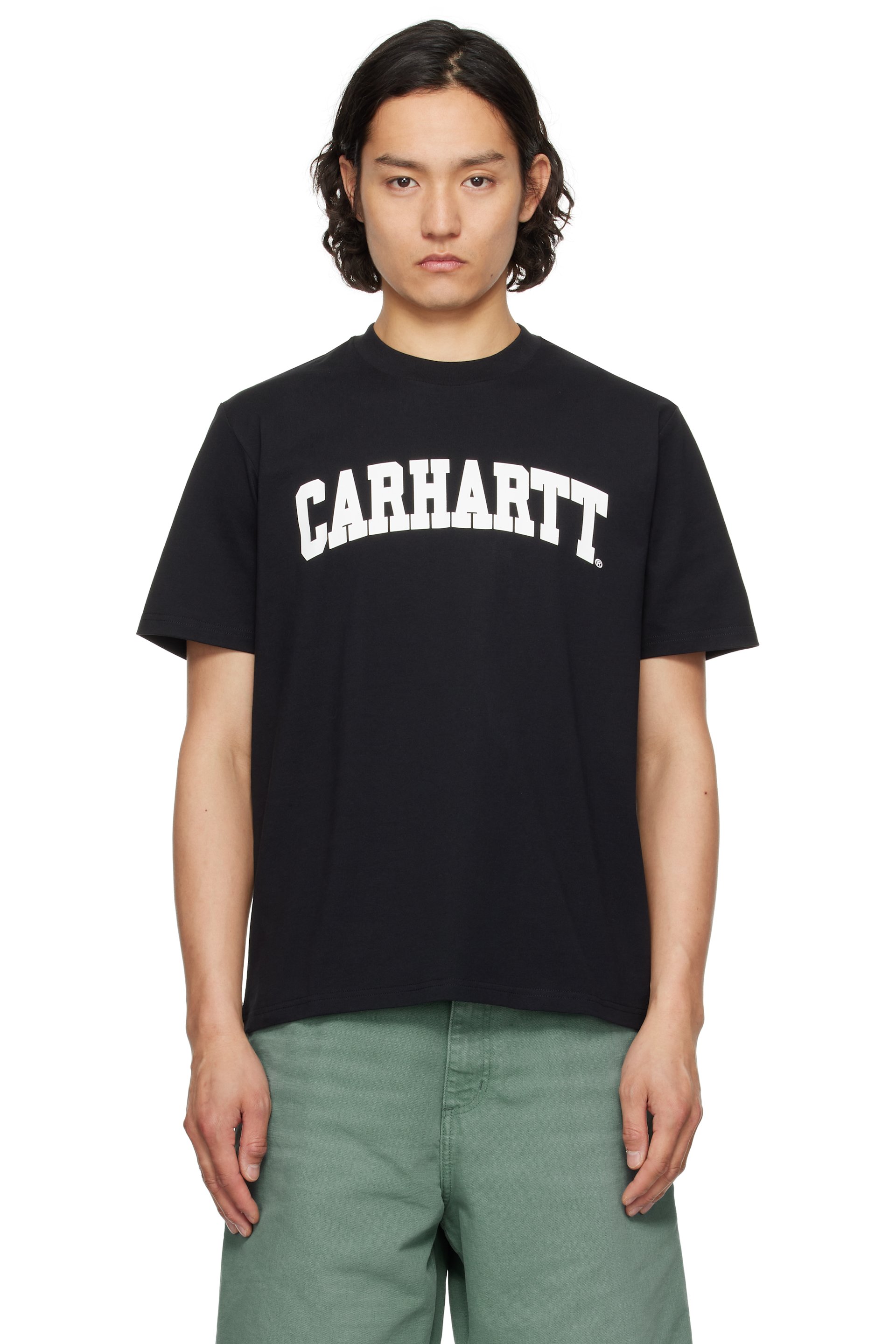 Carhartt Work In Progress - Black Midweight University T-shirt