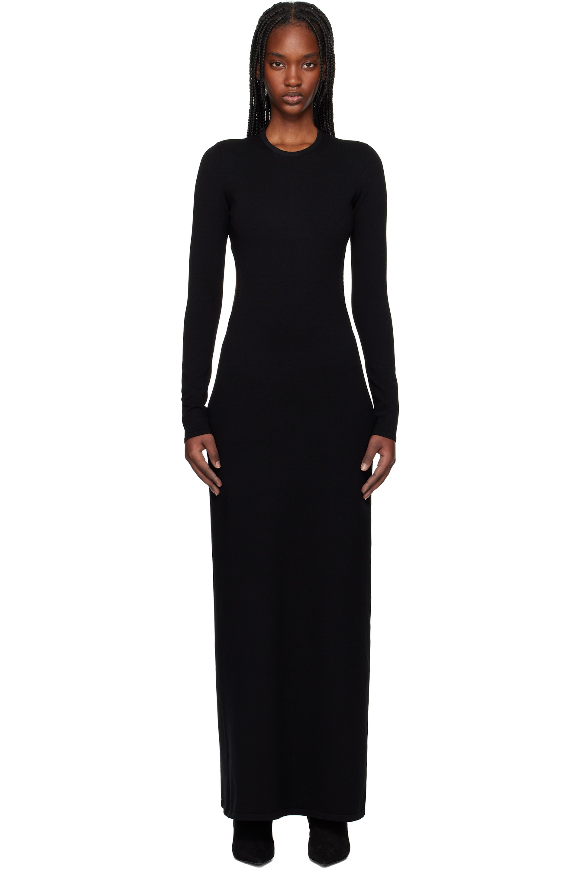 Max Mara - Robe longue Fumana noire - Studio