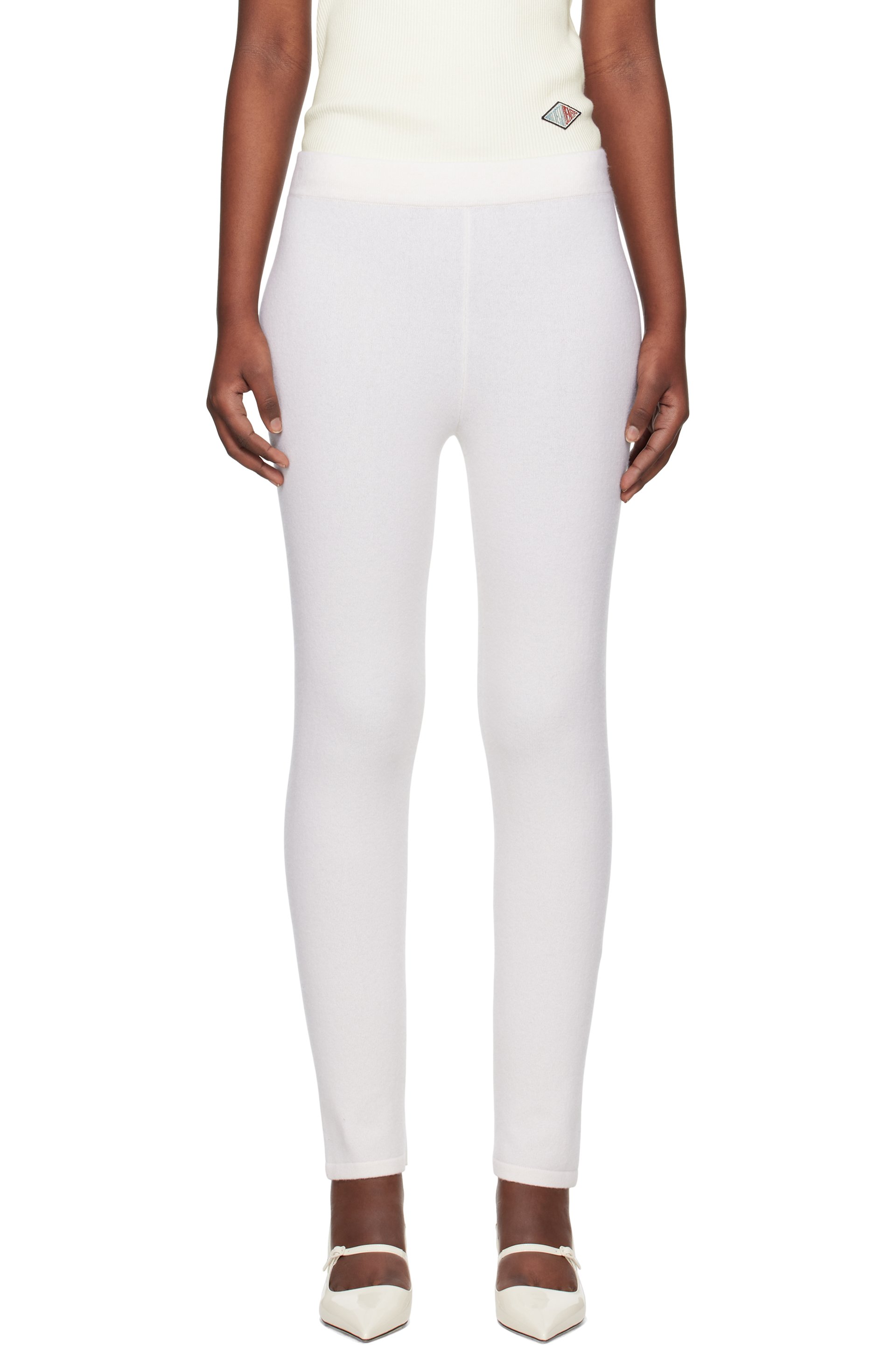 Max Mara - Pantalon de détente Larix blanc cassé