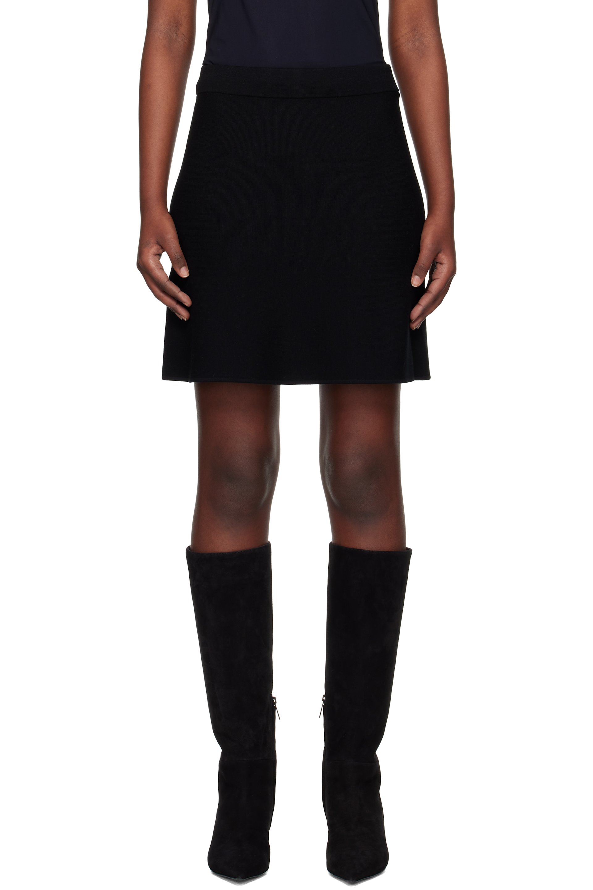 Max Mara - Minijupe Butterfly noire - Studio
