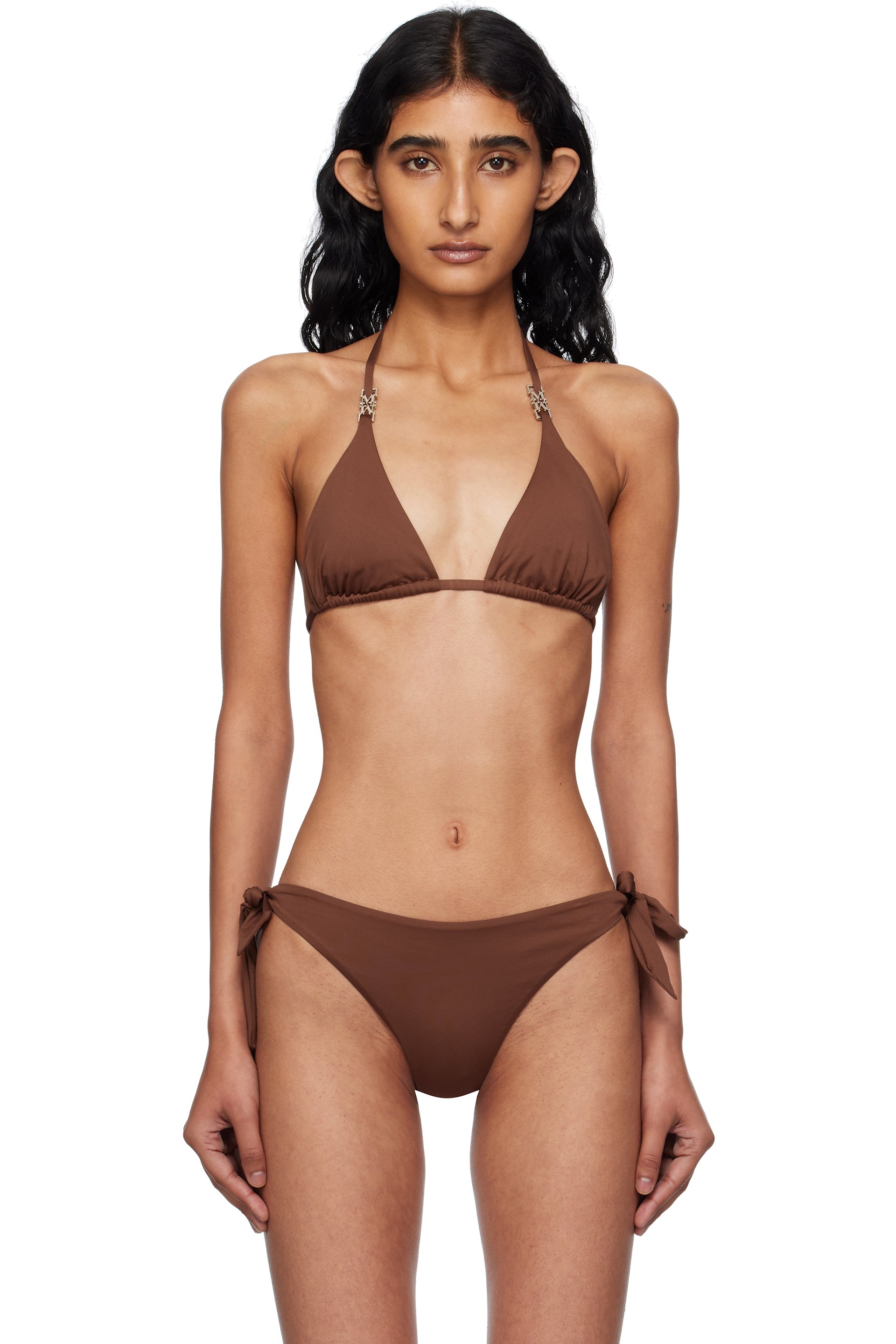 Max Mara - Haut de bikini Alex brun