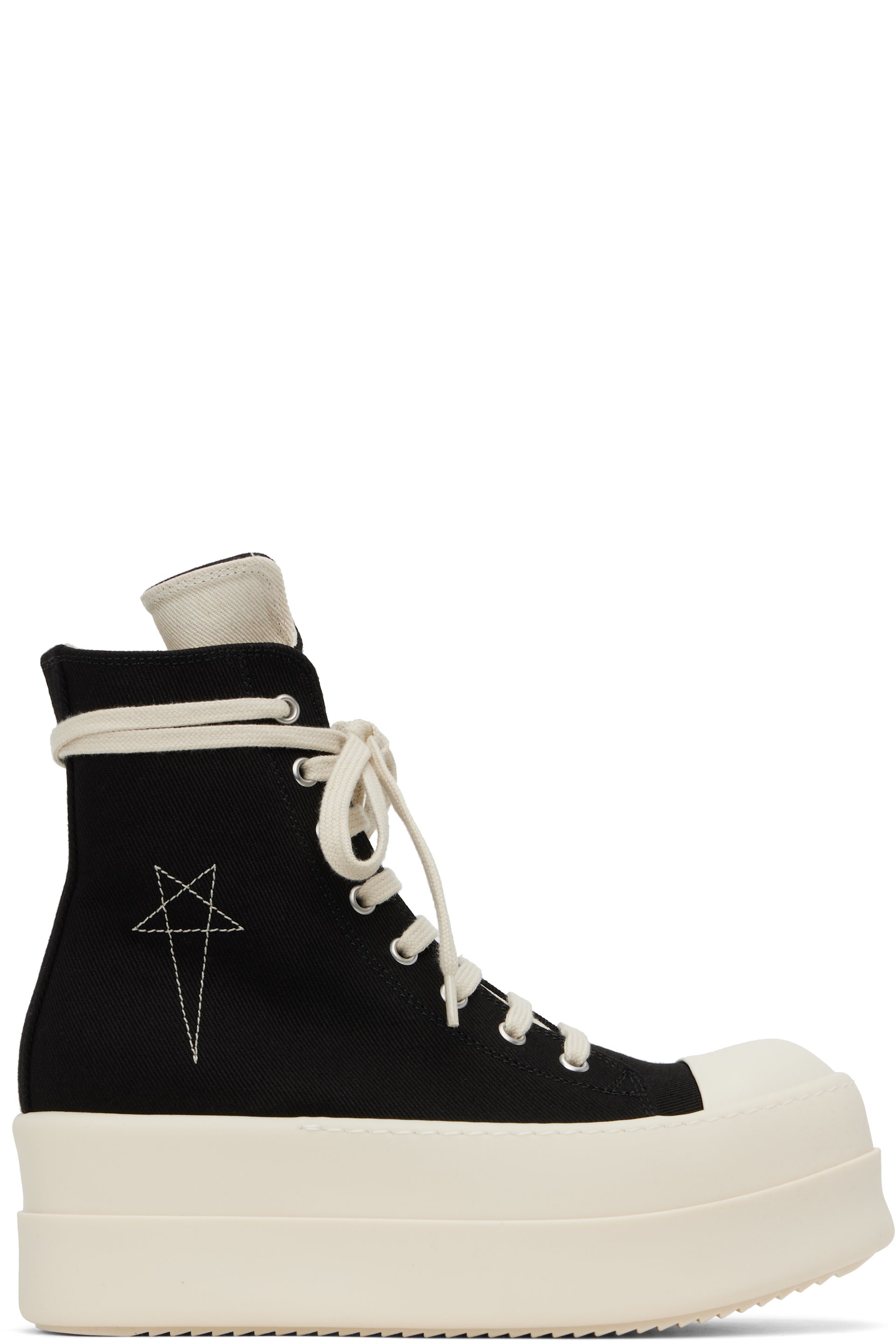 Rick Owens DRKSHDW - Baskets noires à plateforme Bumper étagée - Hollywood