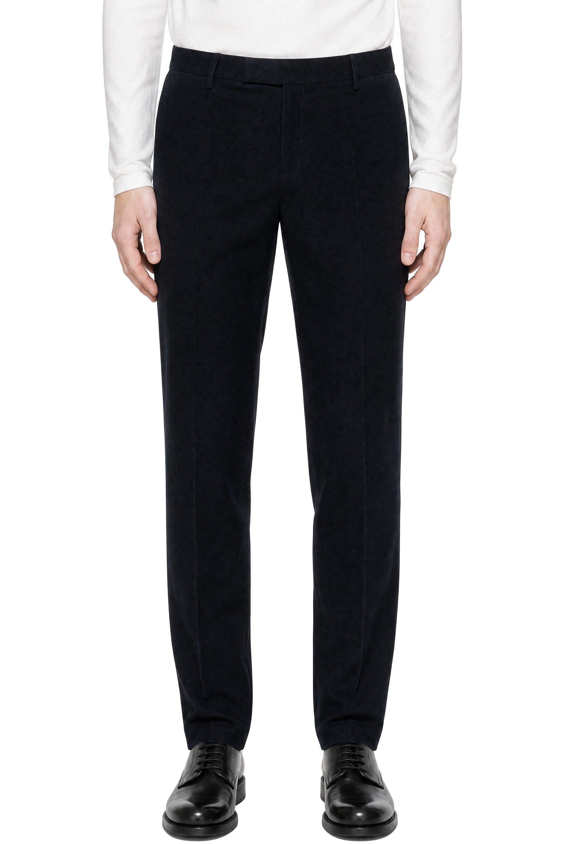 Sunspel - Navy Regular Fit Trousers