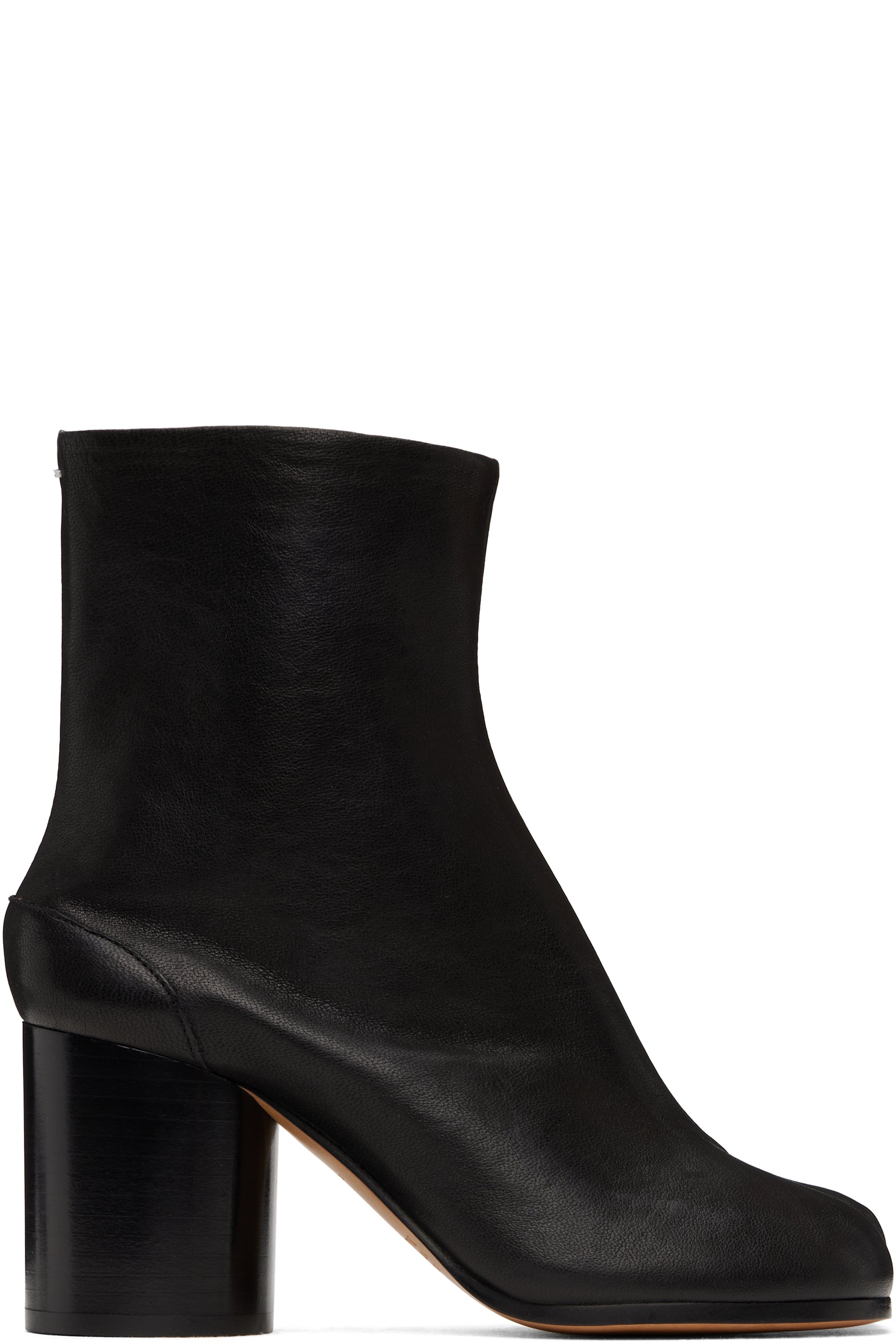 Maison Margiela - Bottines noires à bout Tabi