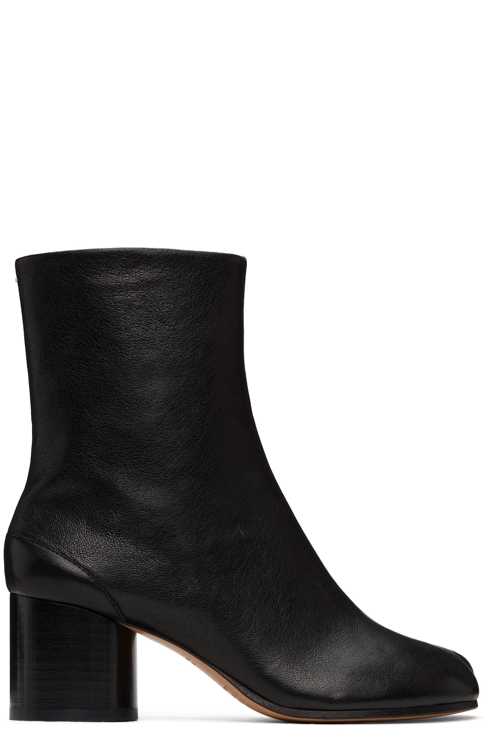 Maison Margiela - Bottines noires à bout Tabi