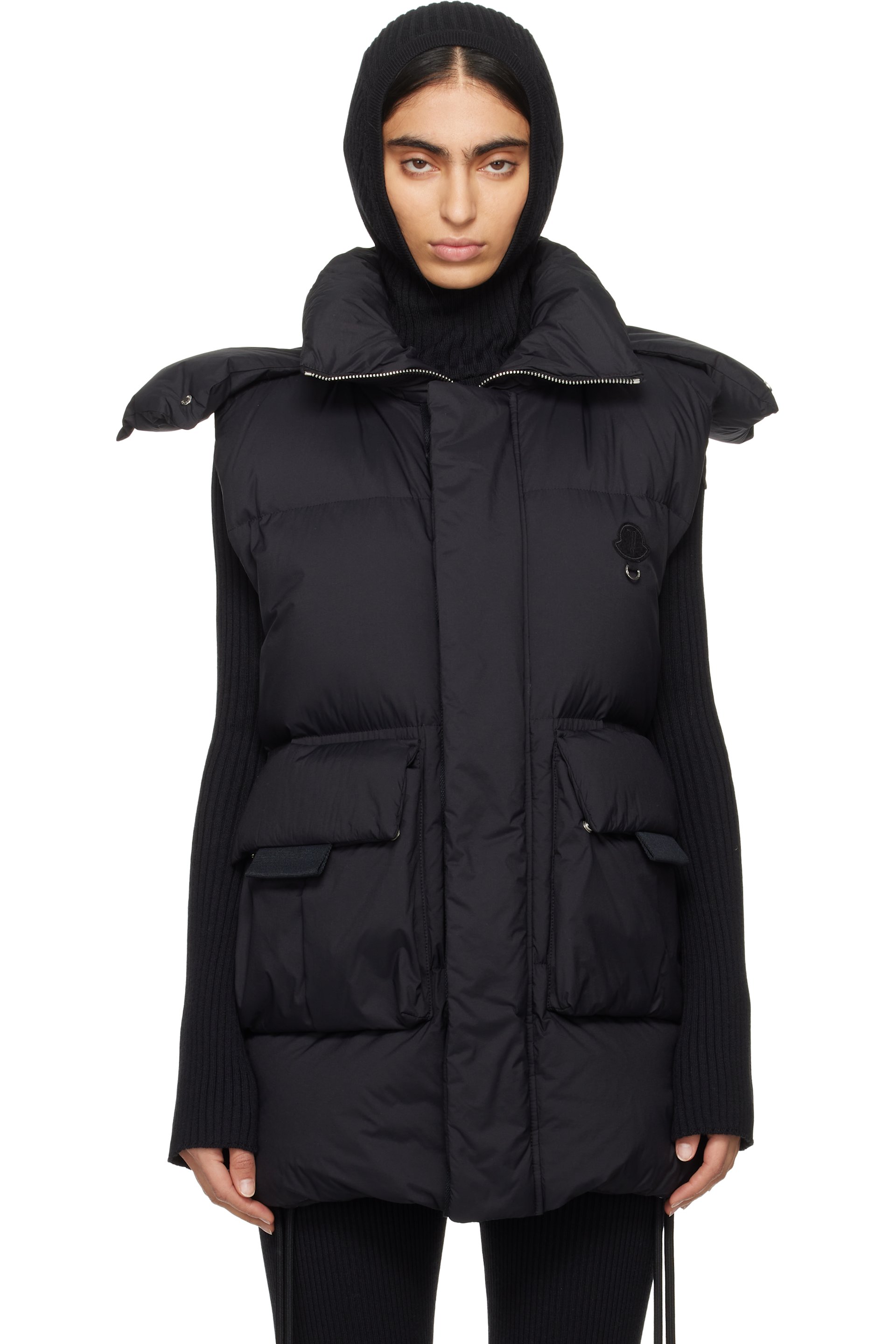 Moncler Genius - Veste Sable noire rembourrée en duvet - Moncler x Willow Smith