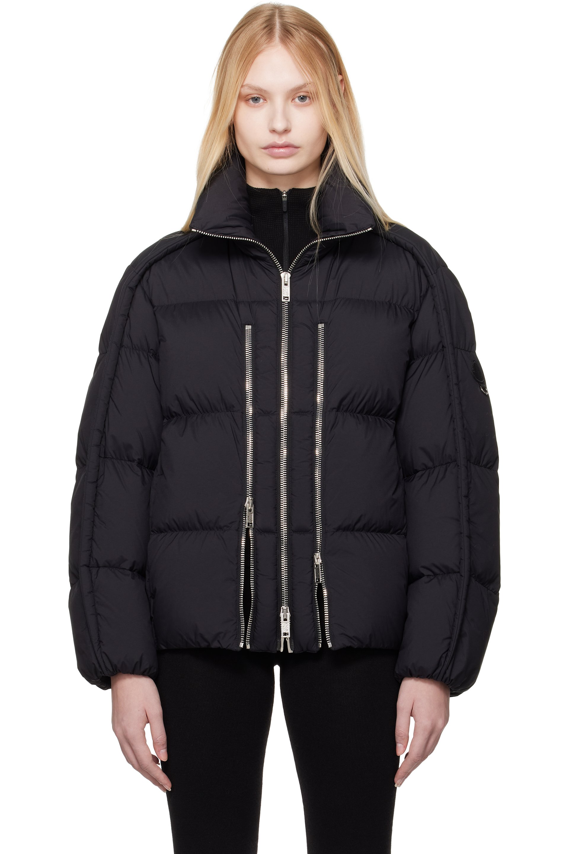 Moncler Genius - Blouson Jayel noir en duvet - Moncler x Willow Smith