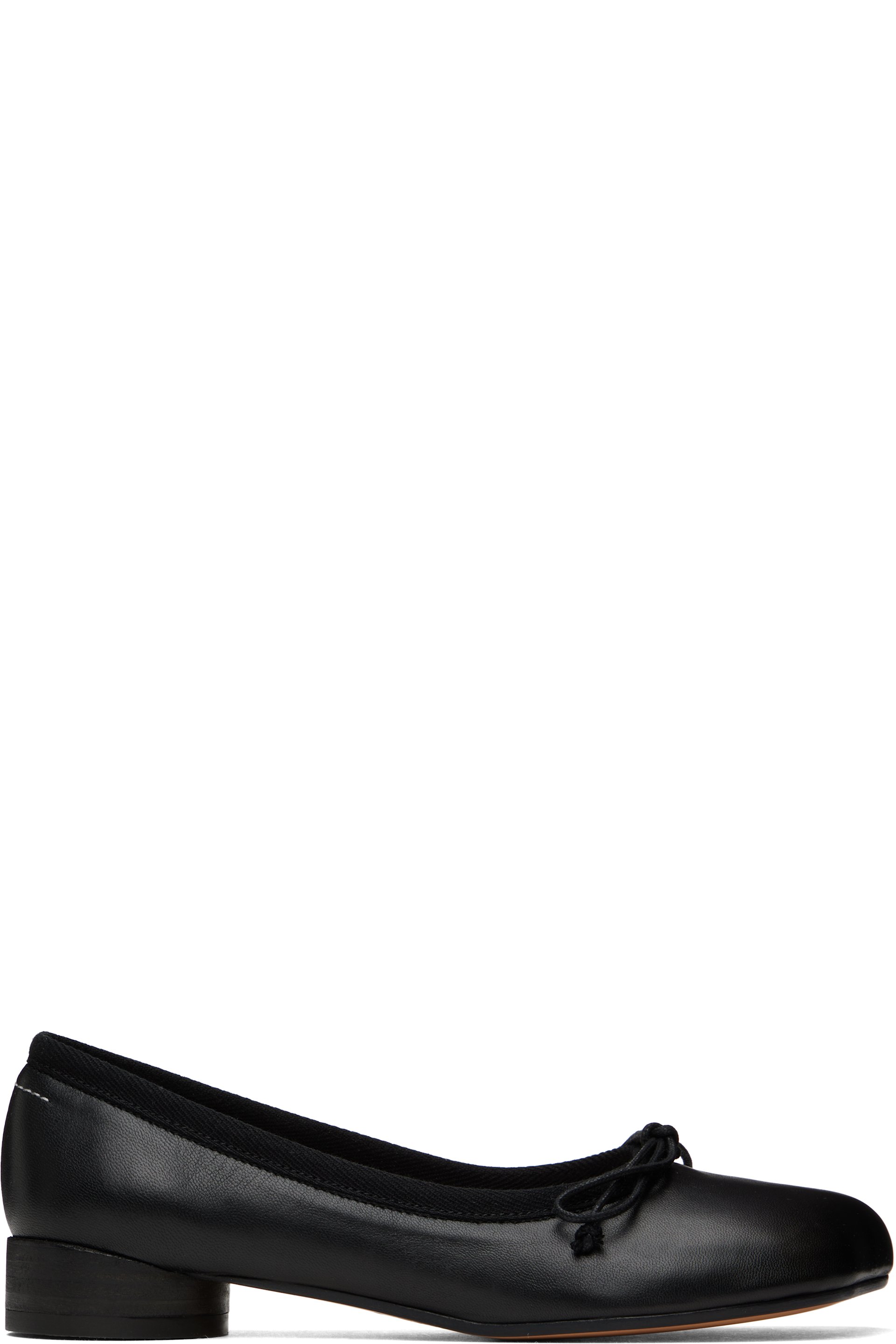 MM6 Maison Margiela - Ballerines noires à bout anatomique