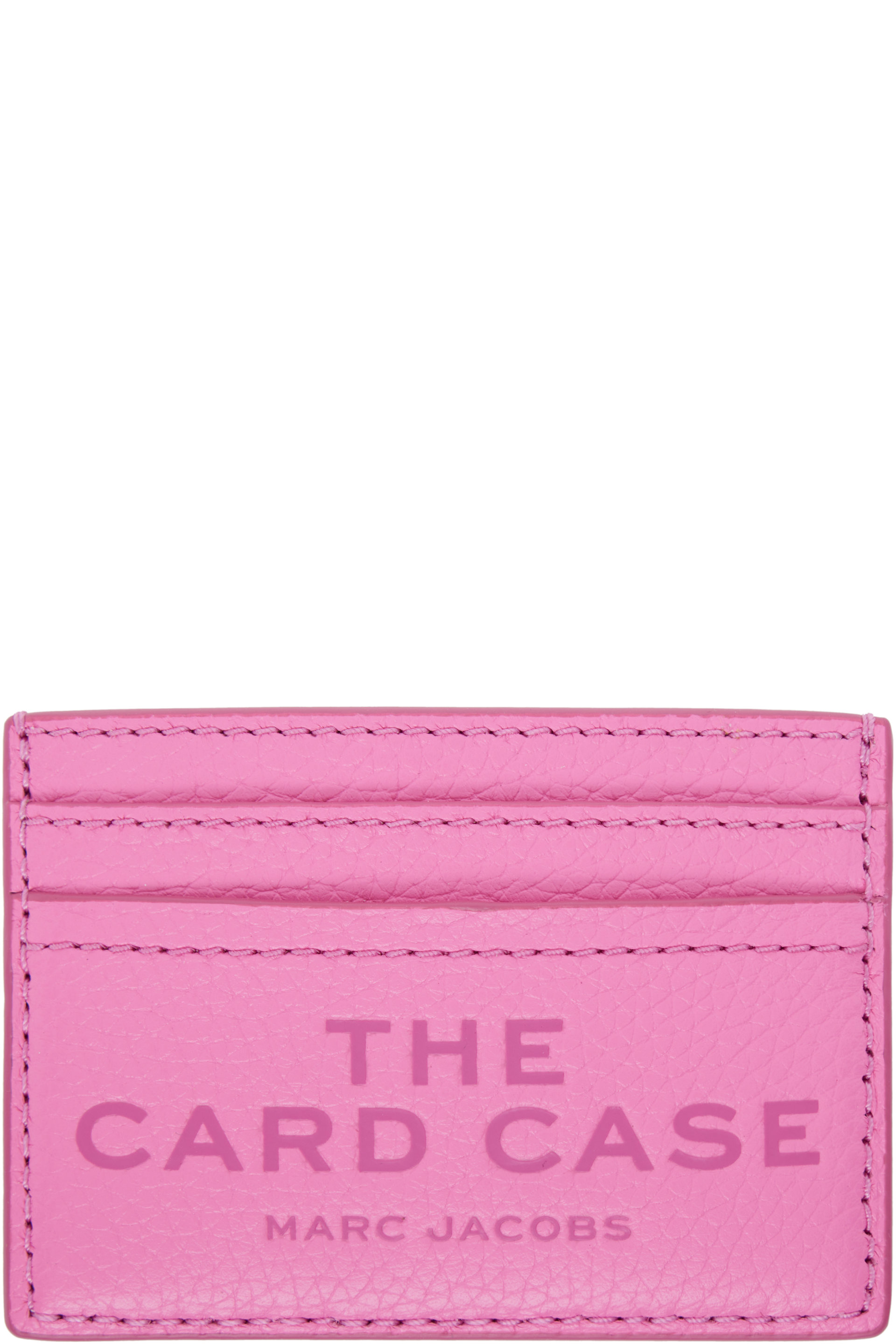 Marc Jacobs - Pink 'The Leather Card Case' Card Holder