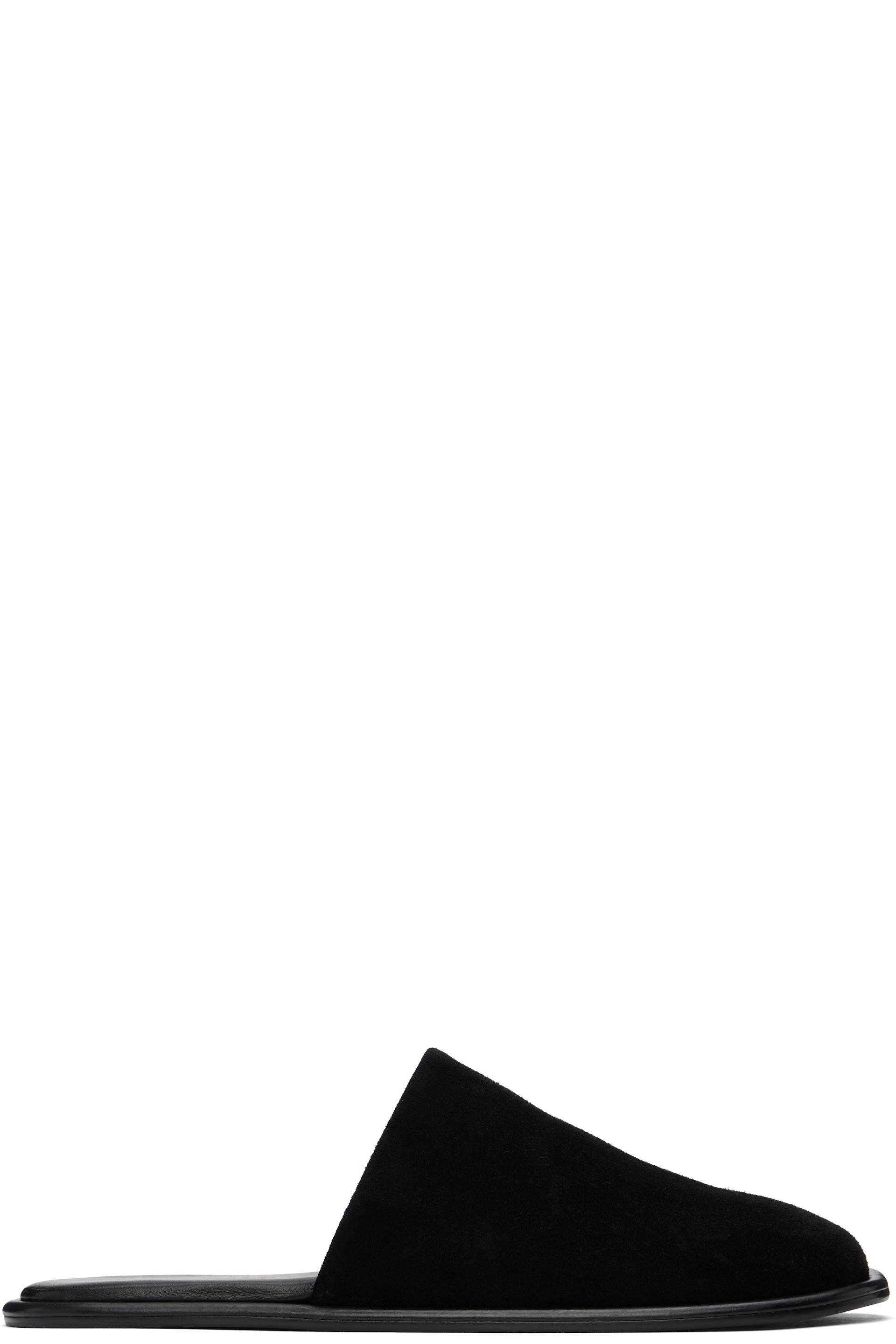 La Collection - Pantoufles Cameron noires