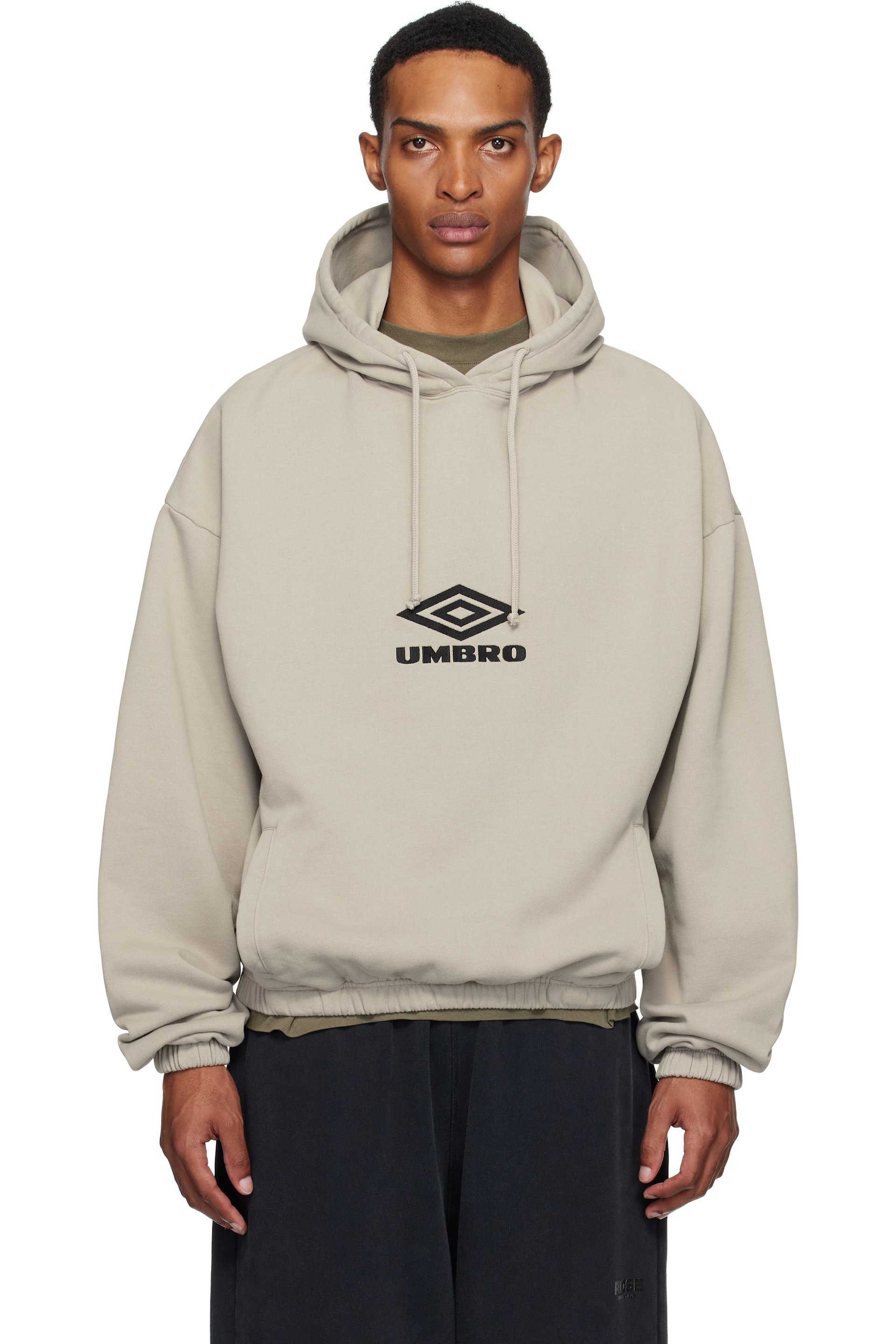 Umbro - Taupe OG Logo Mask Hoodie