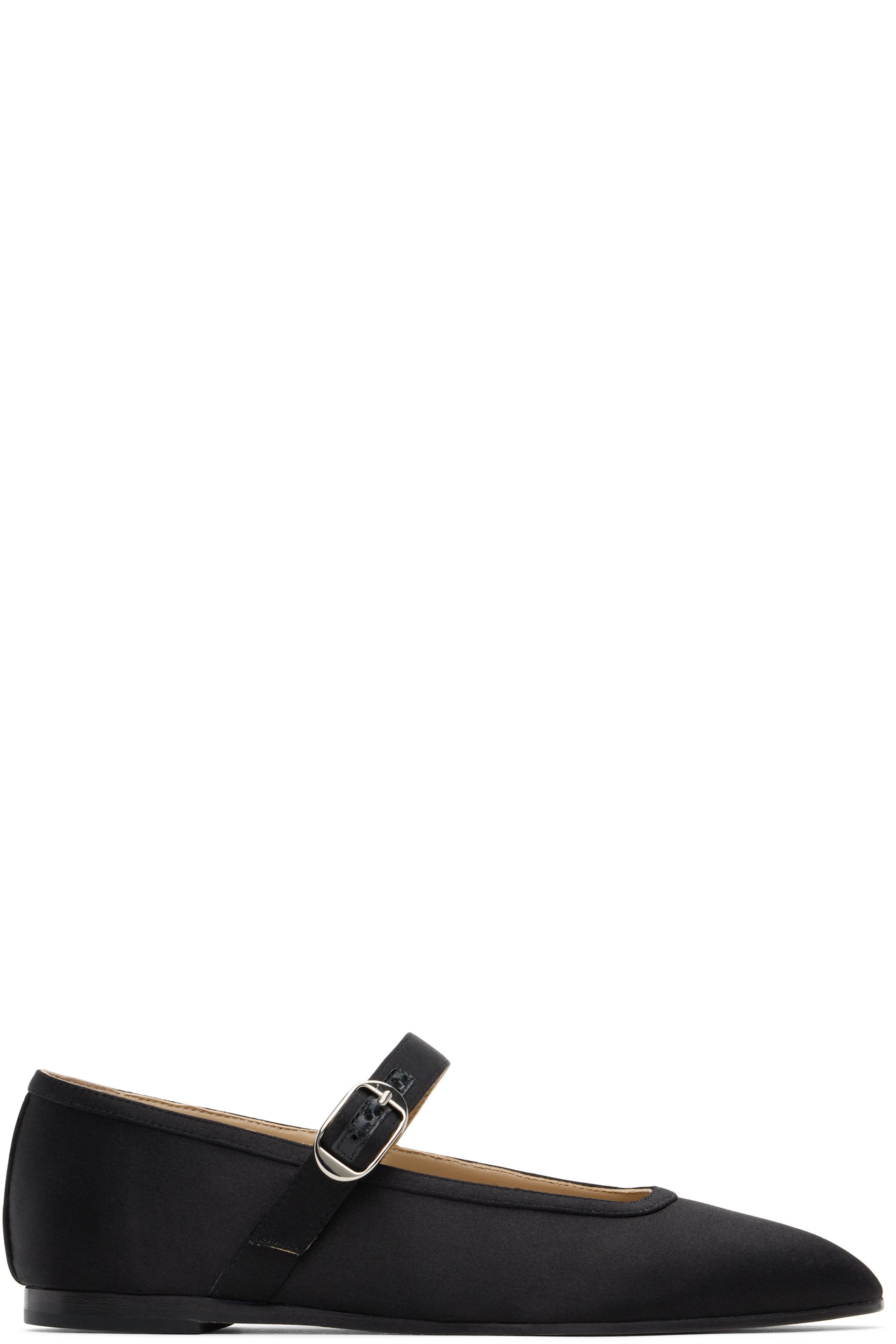 Le Monde Beryl - Ballerines de style Charles IX noires