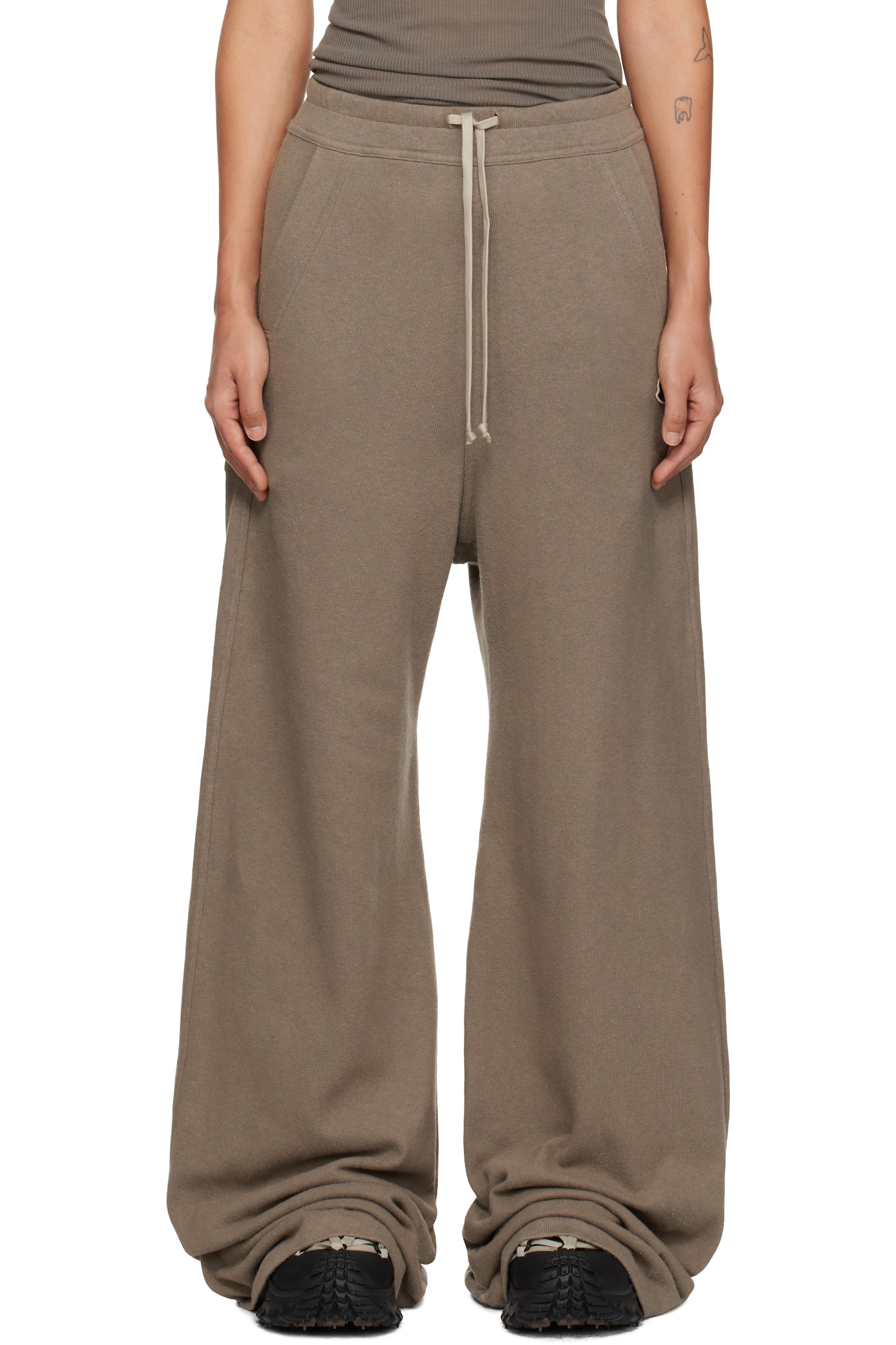Rick Owens - Pantalon de détente Belas gris - Moncler + Rick Owens