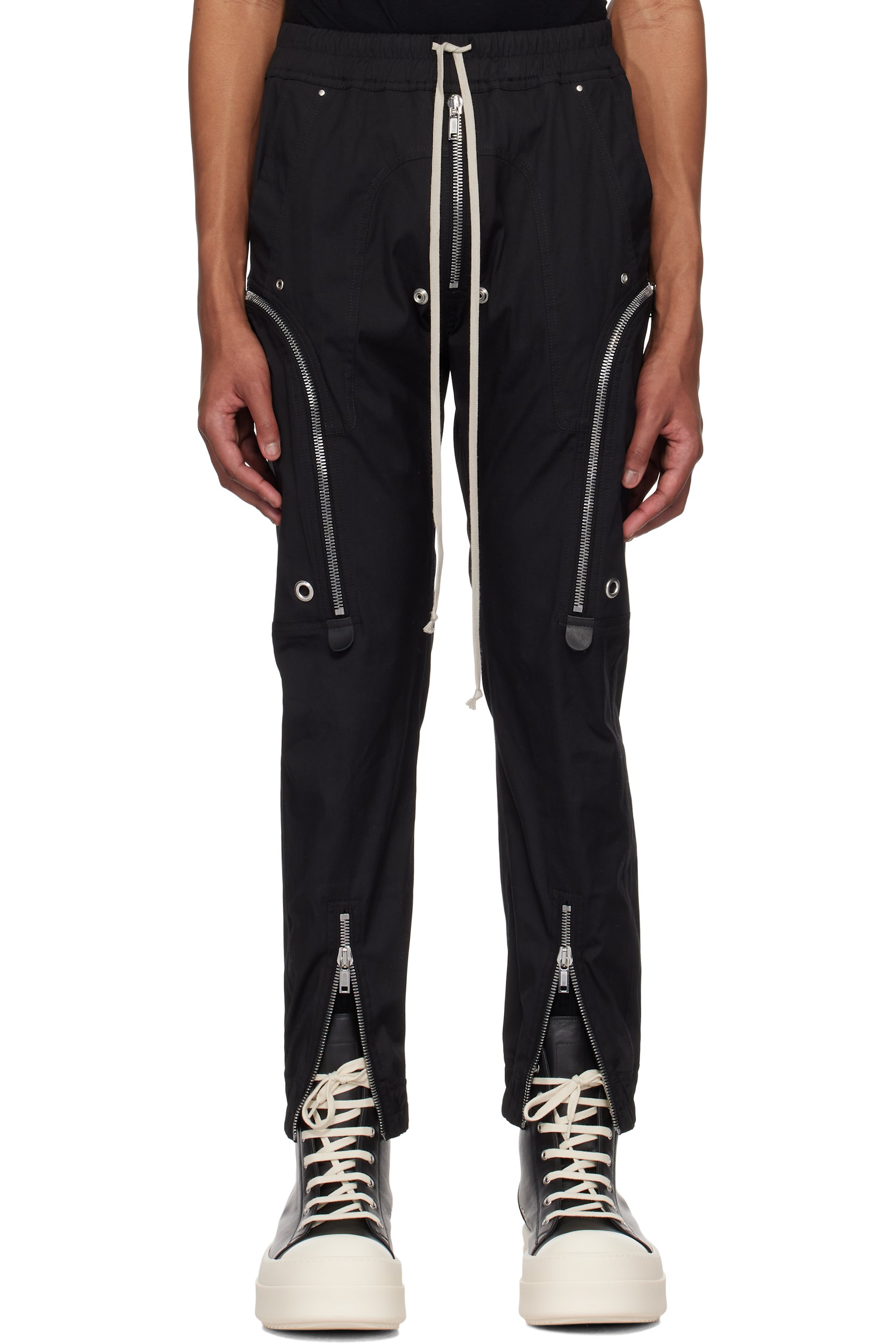 Rick Owens - Black Hollywood Bauhaus Cargo Pants