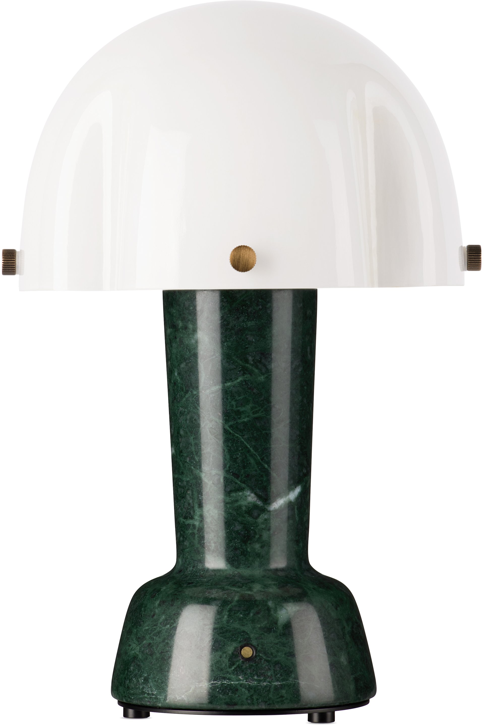 Soho Home - White & Green Rio Portable Lamp