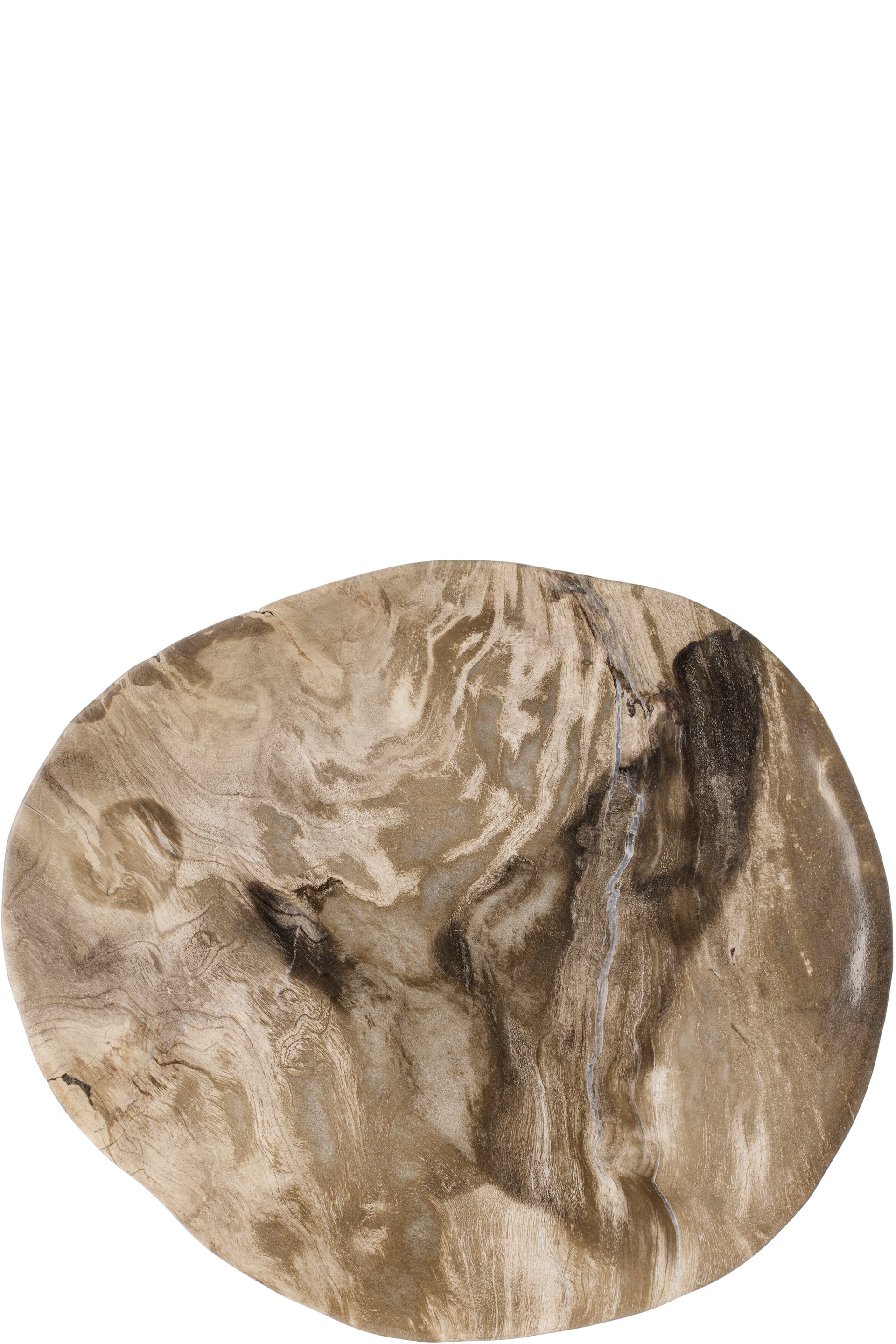 Soho Home - Brown Large Balfern Petrified Wood Platter