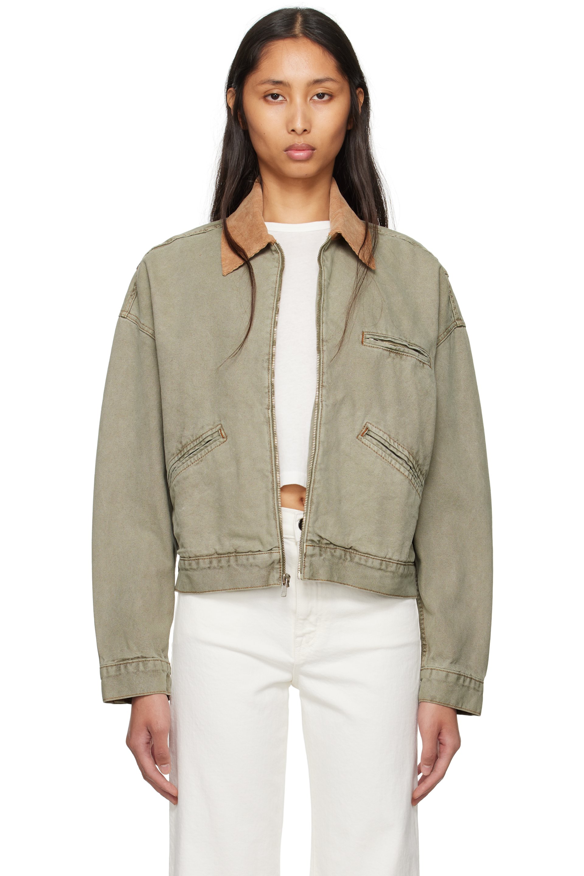 SLVRLAKE - Blouson Camden Garage vert