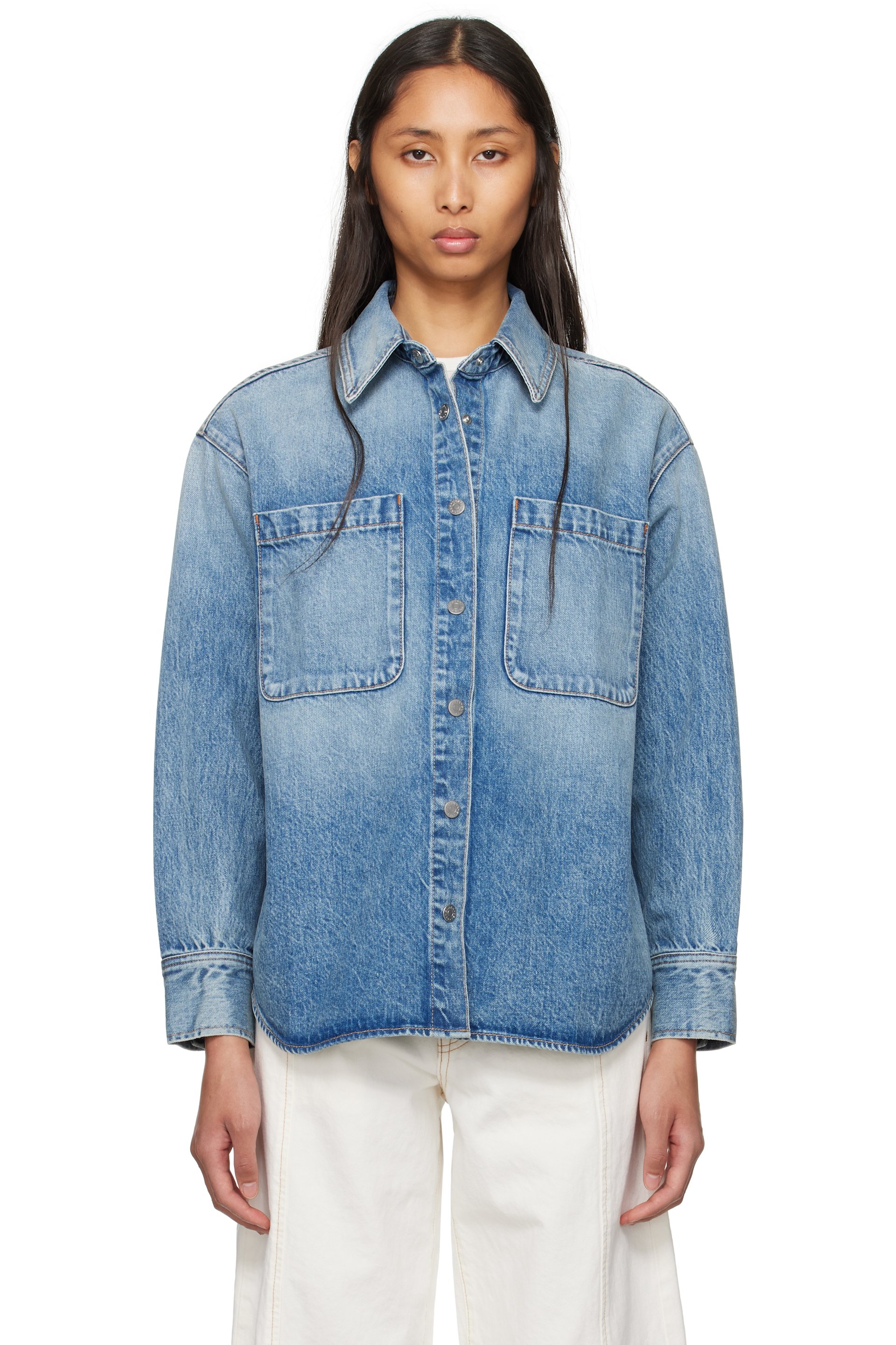 SLVRLAKE - Chemise Overland bleue en denim