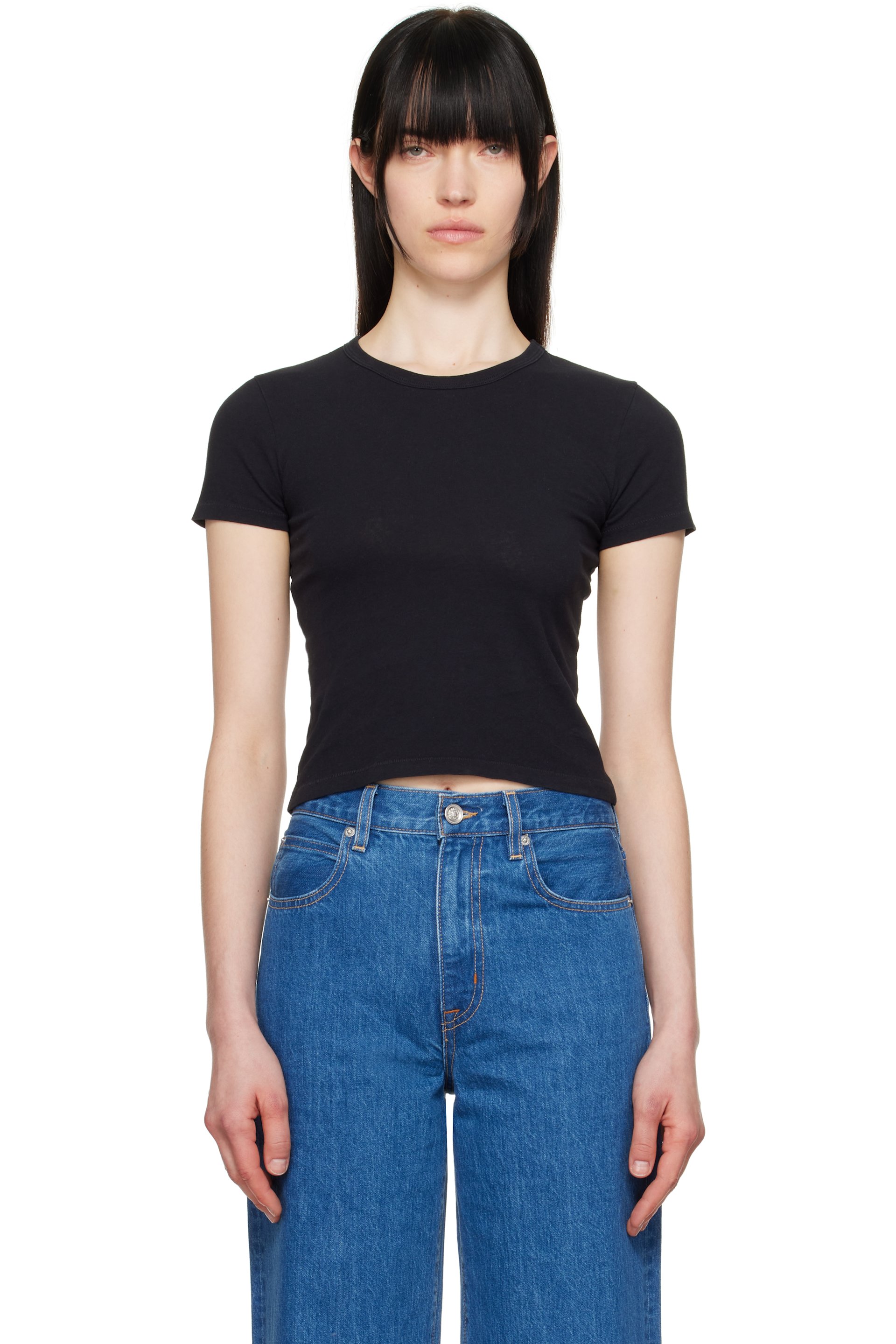 SLVRLAKE - Micro t-shirt noir - 'American Made'
