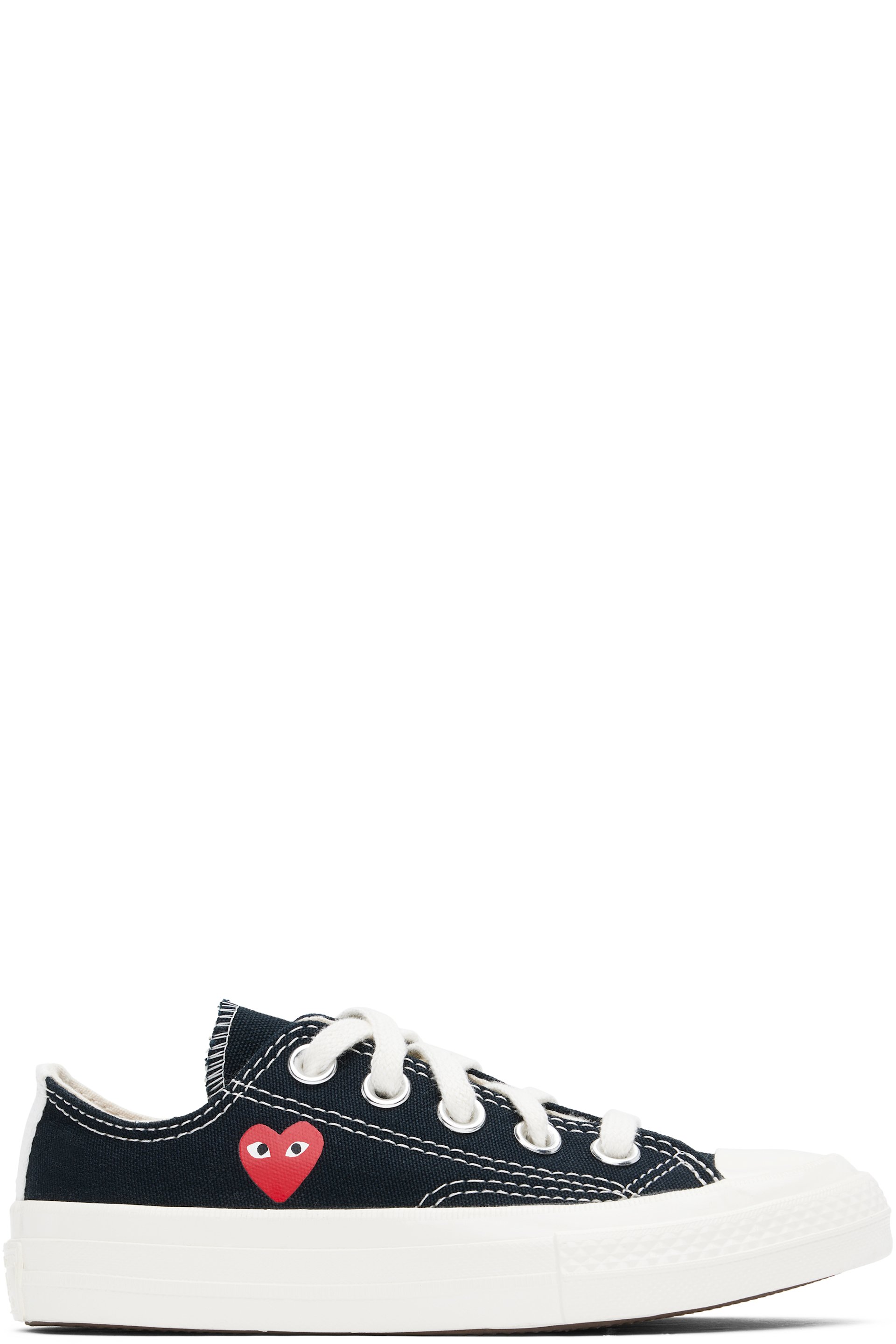 Comme des Garçons Play - 黑色 Converse 联名 Chuck 70 OG Single Heart 儿童运动鞋