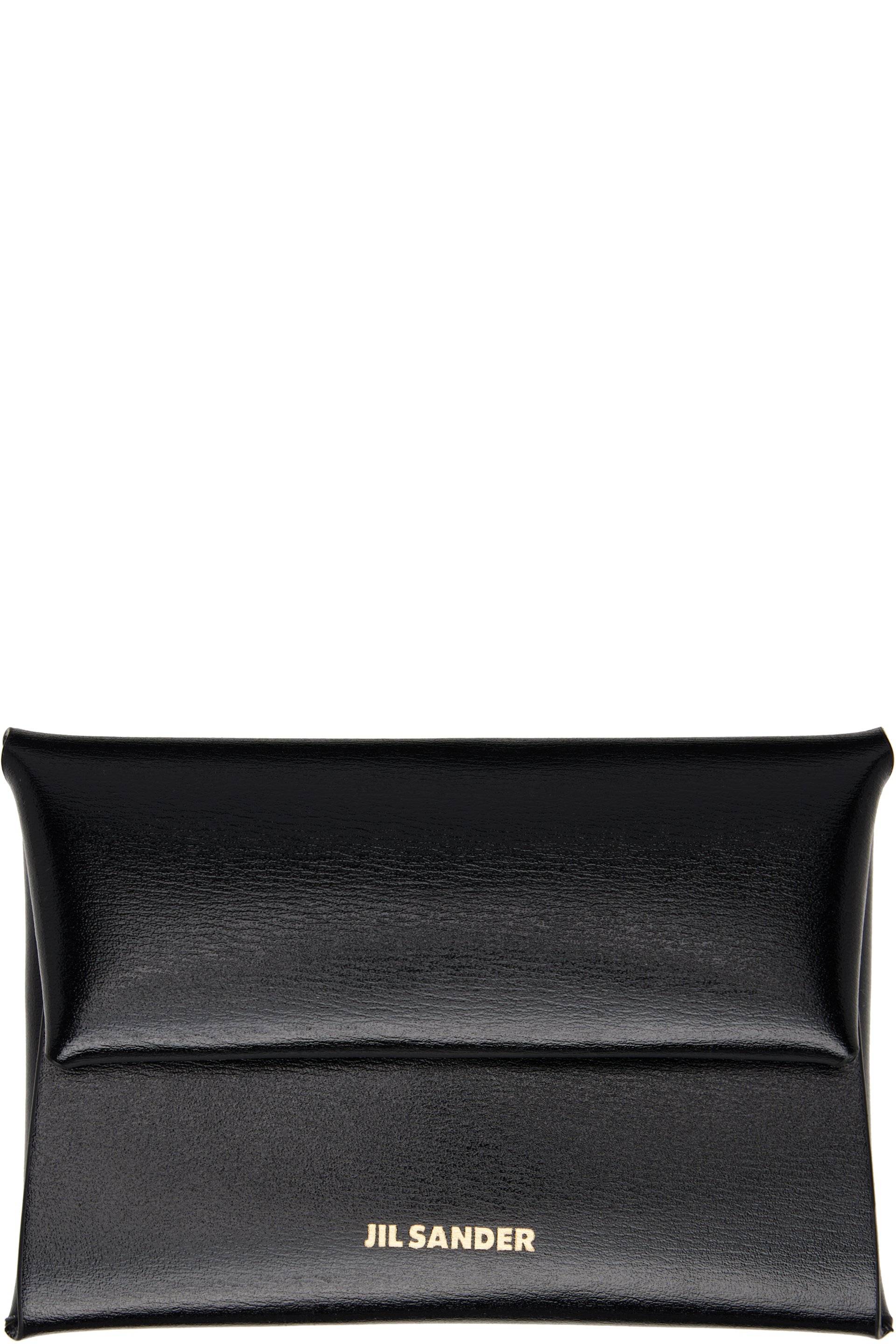Jil Sander - Pochette à monnaie enveloppe noire