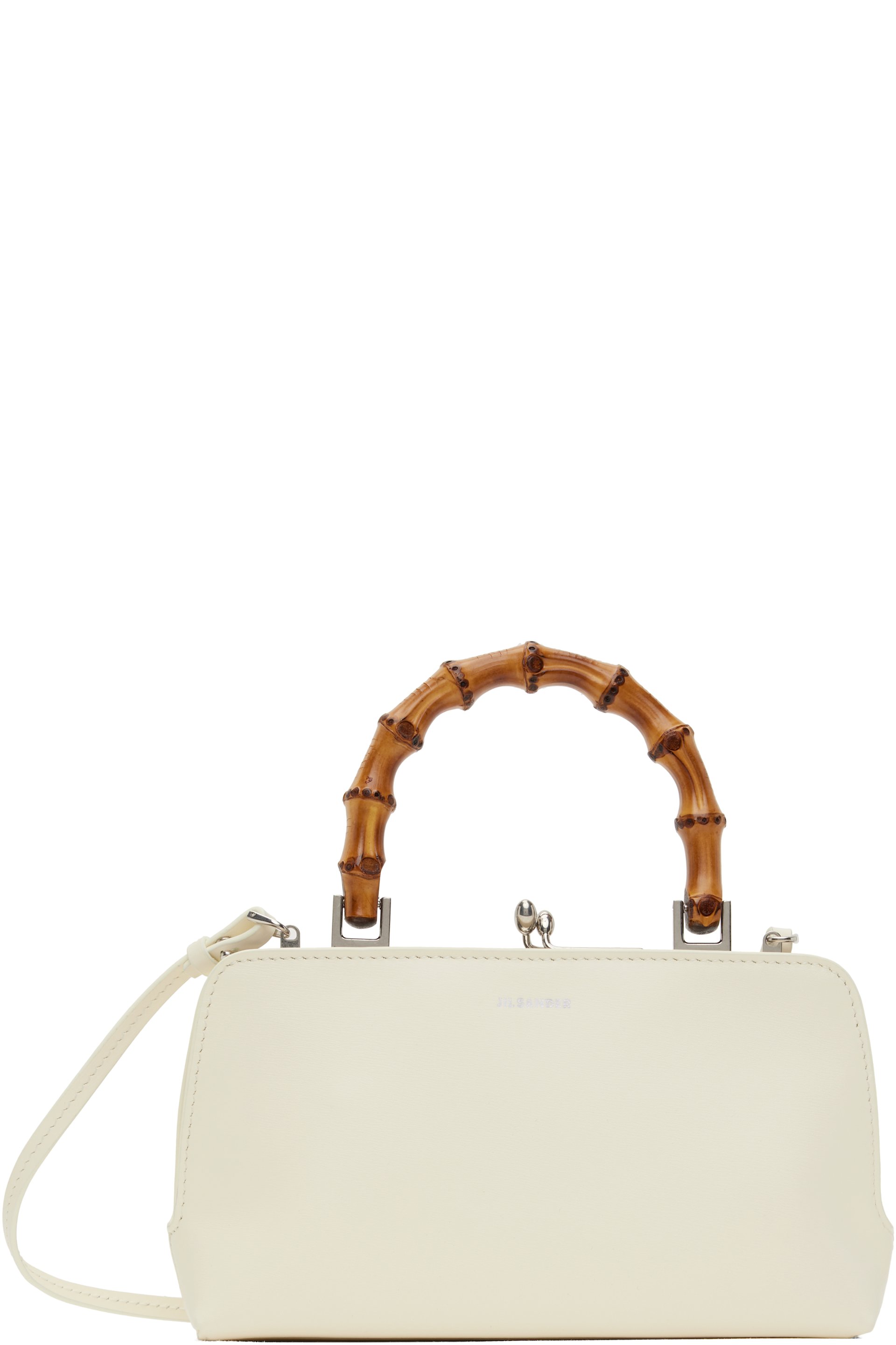 Jil Sander - Off-White Goji Bamboo Mini Bag