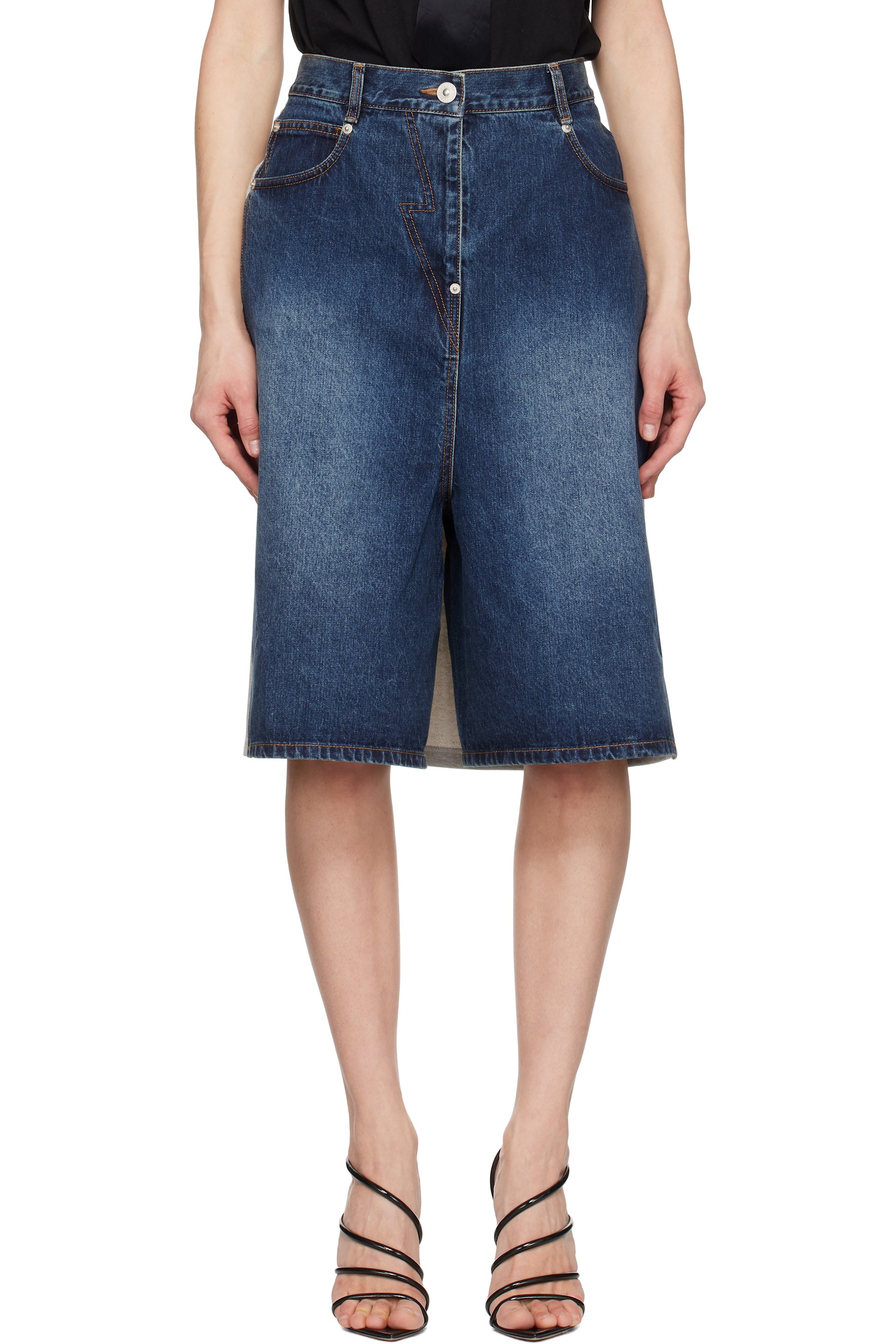 Pushbutton - Blue Hybrid Regular Skort