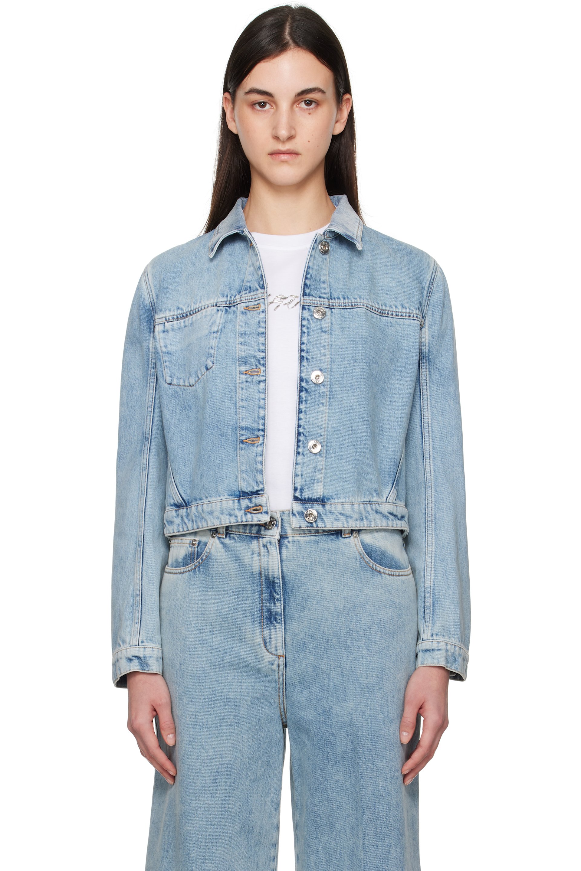 Lanvin - Blue Short Denim Jacket