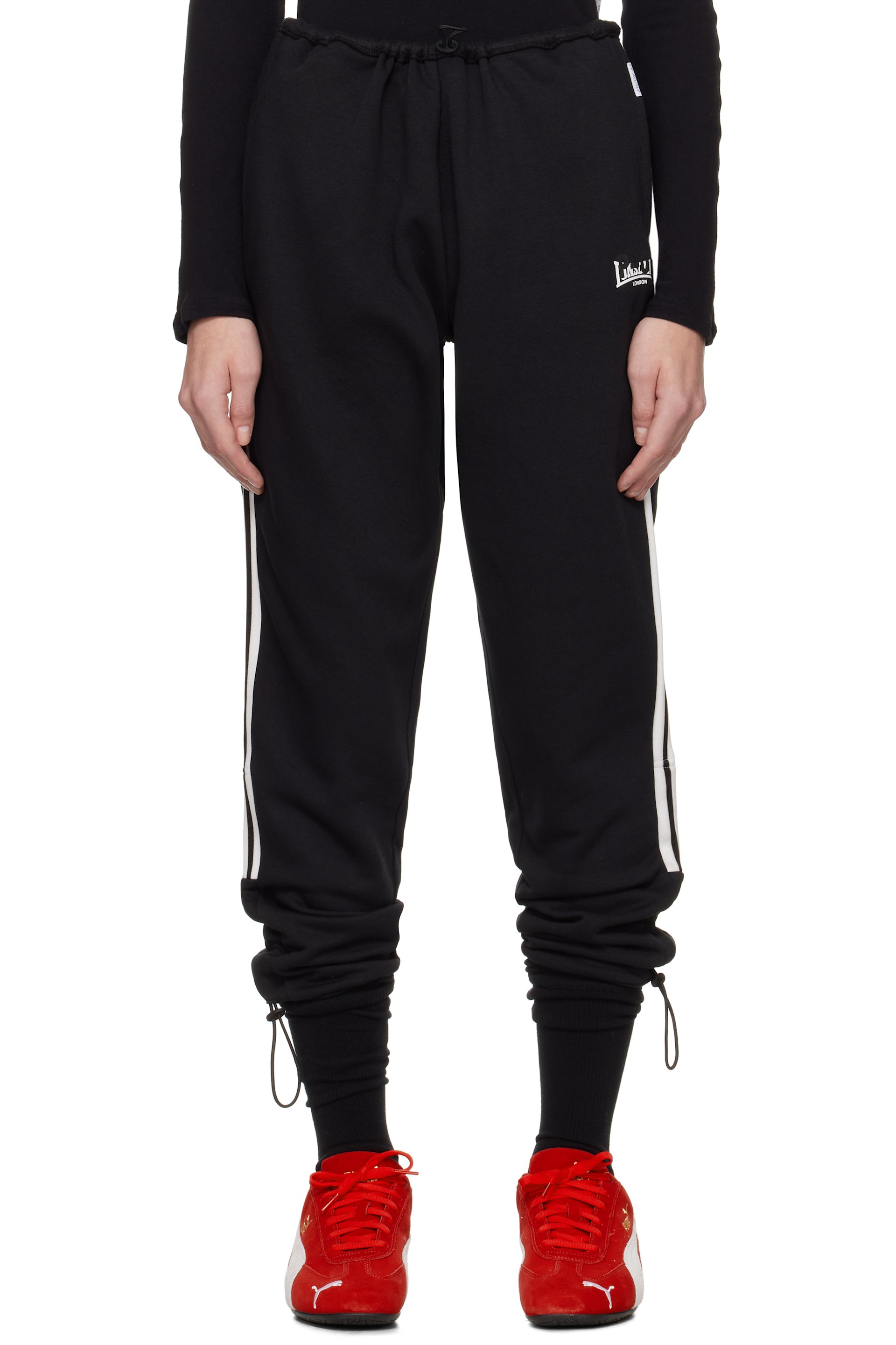 Prototypes - Black Toggle Tracksuit Lounge Pants