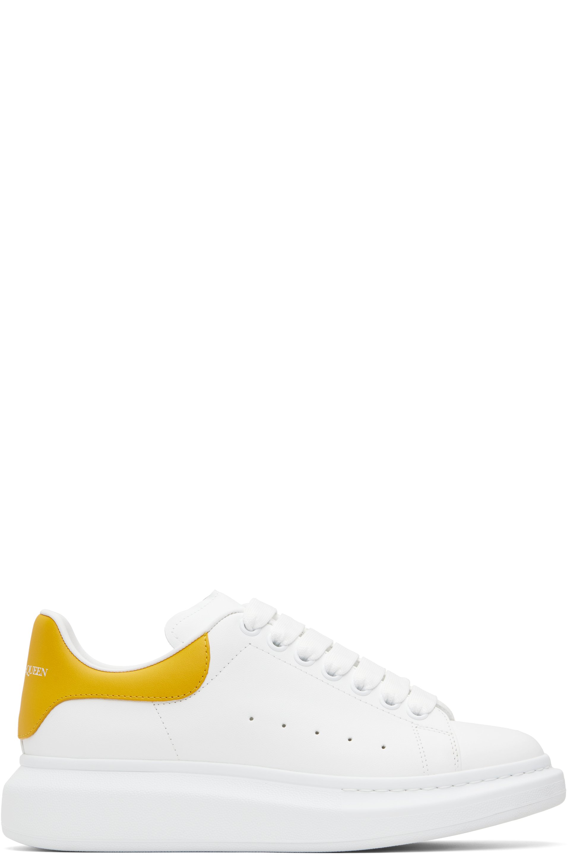 McQueen - Baskets Oversized blanc et jaune