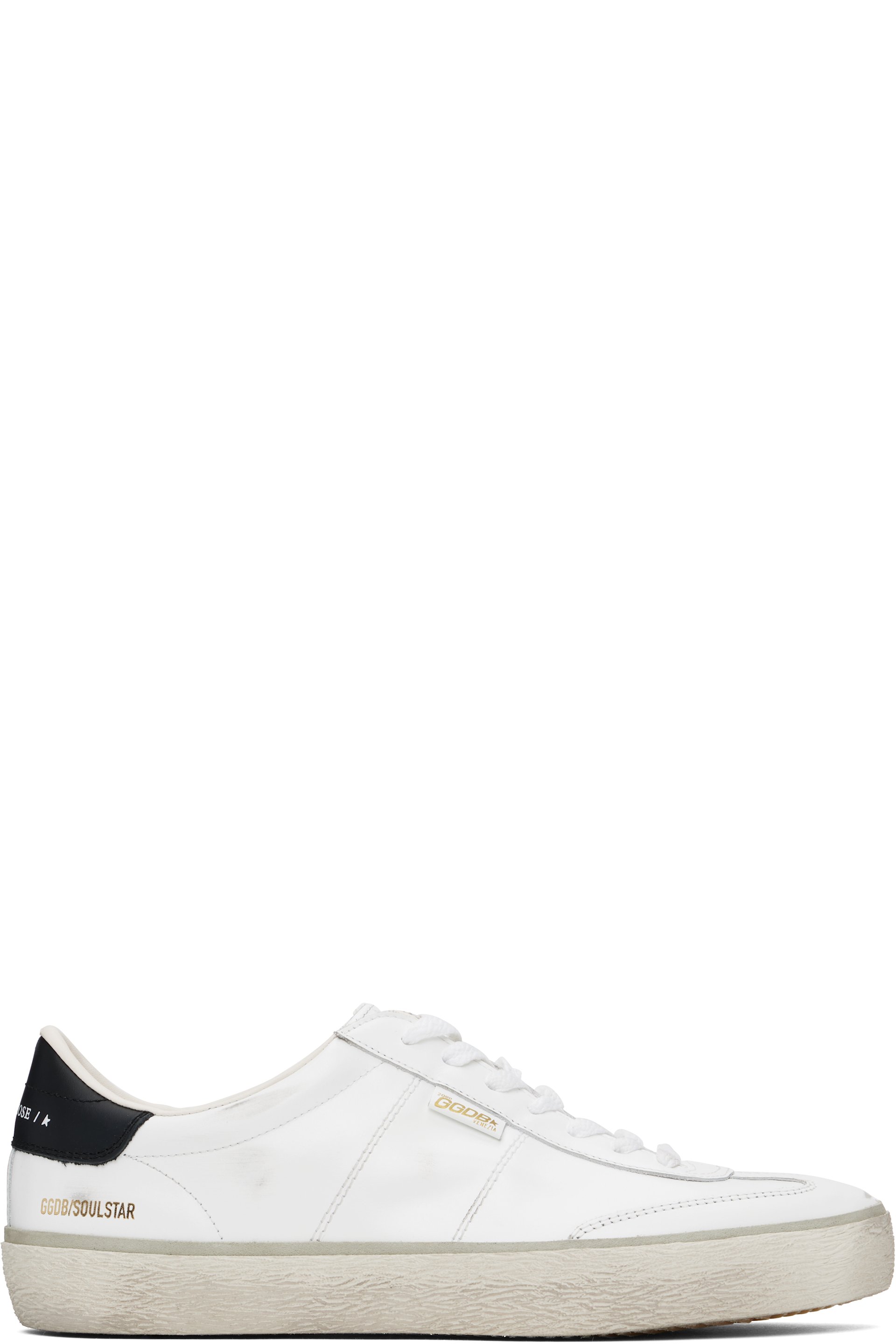 Golden Goose - White Soul Star Leather Sneakers