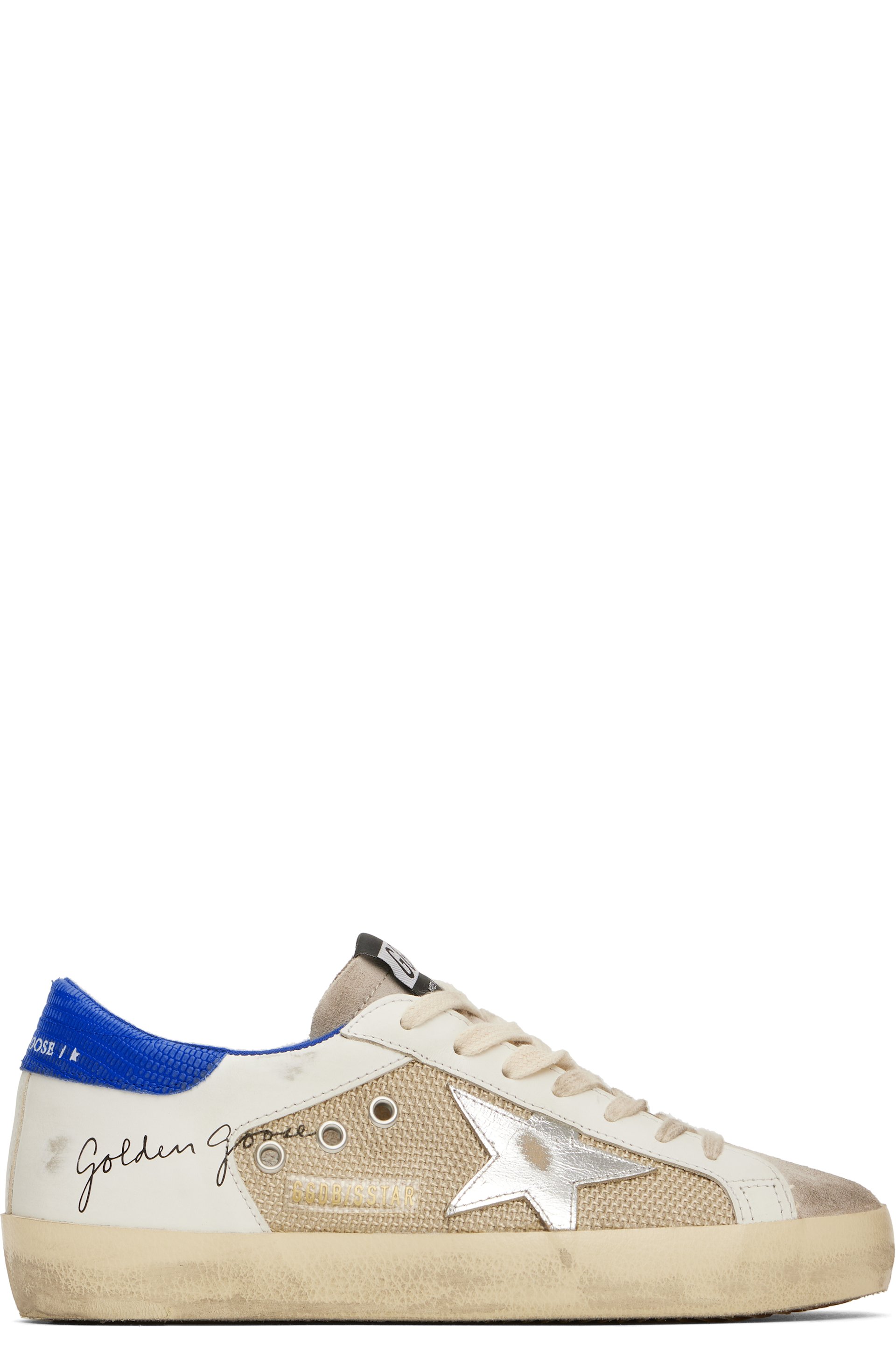 Golden Goose - Beige & Off-White Super-Star Sneakers