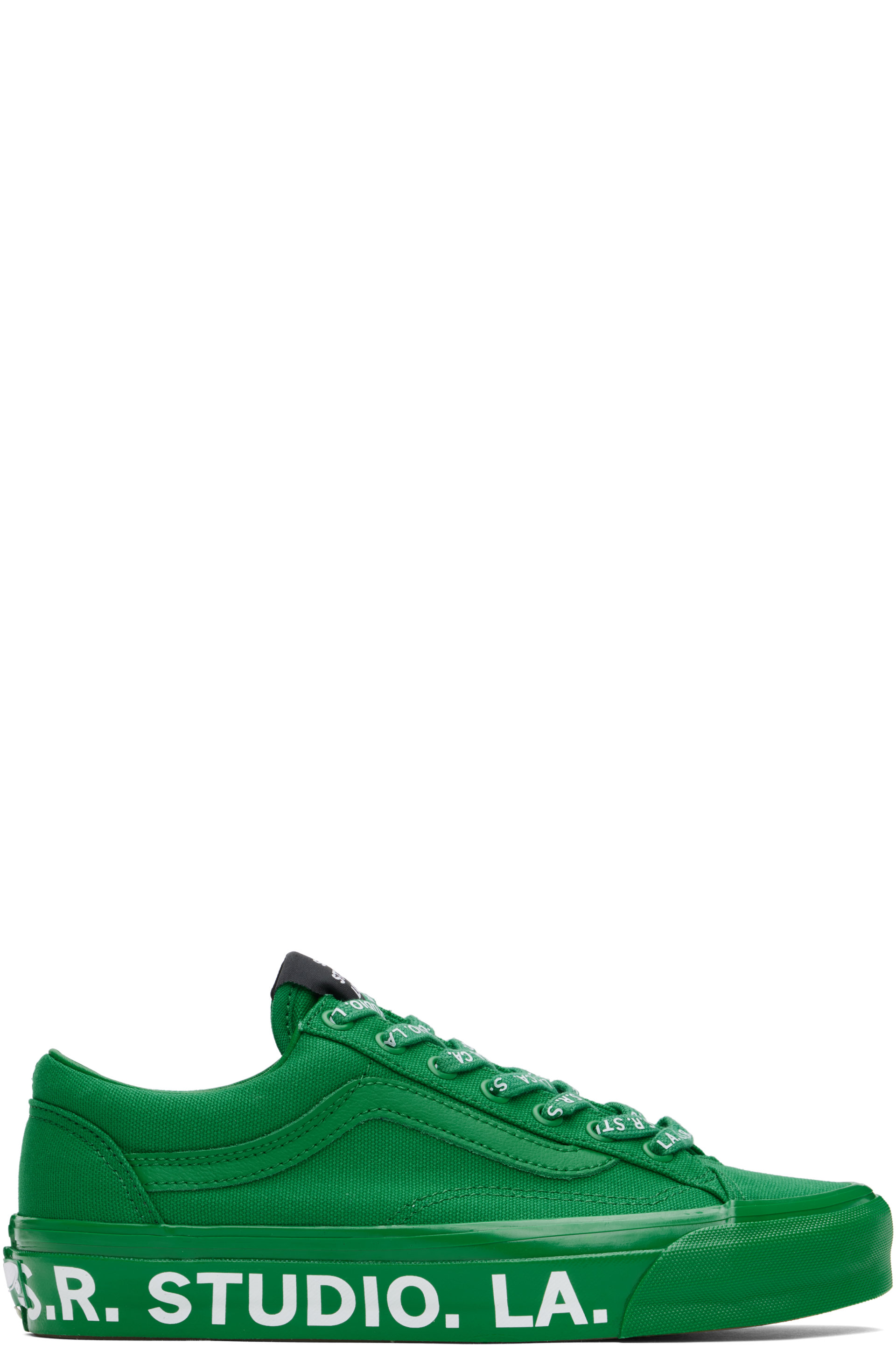 S.R. STUDIO. LA. CA. - Green Vans Edition OTW Old Skool Reissue 36 Vibram Sneakers