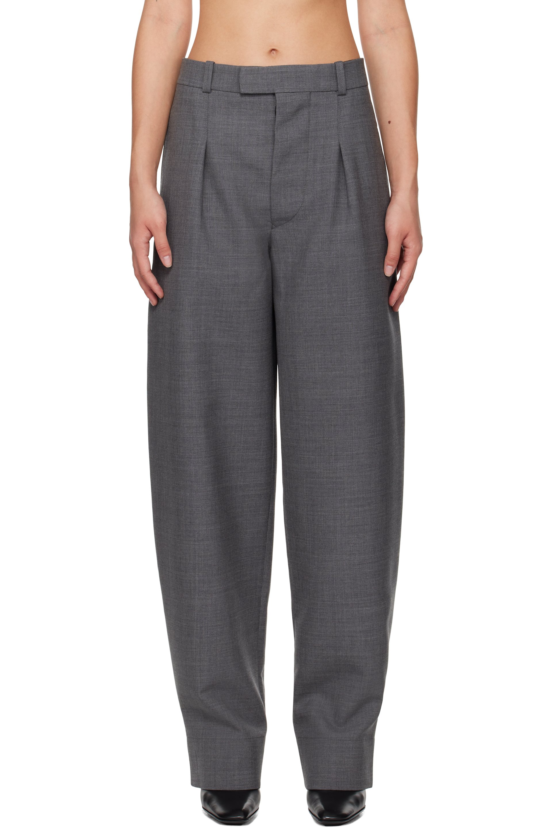 WARDROBE.NYC - Pantalon gris édition Hailey Bieber