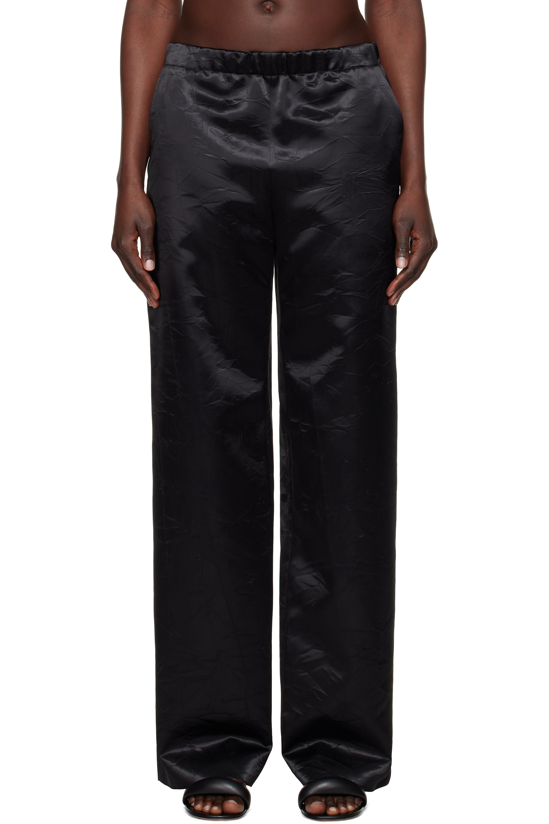 Givenchy - Black Fluid Trousers