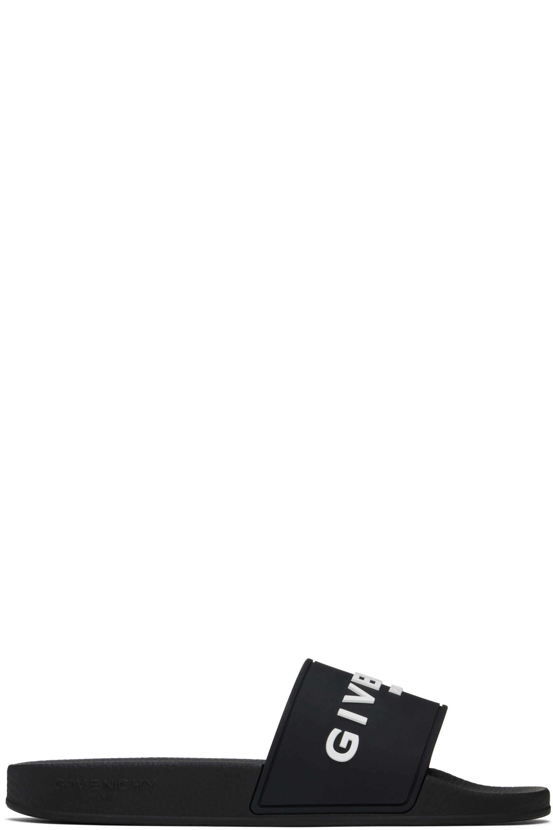 Givenchy - Black Rubber Pool Slides